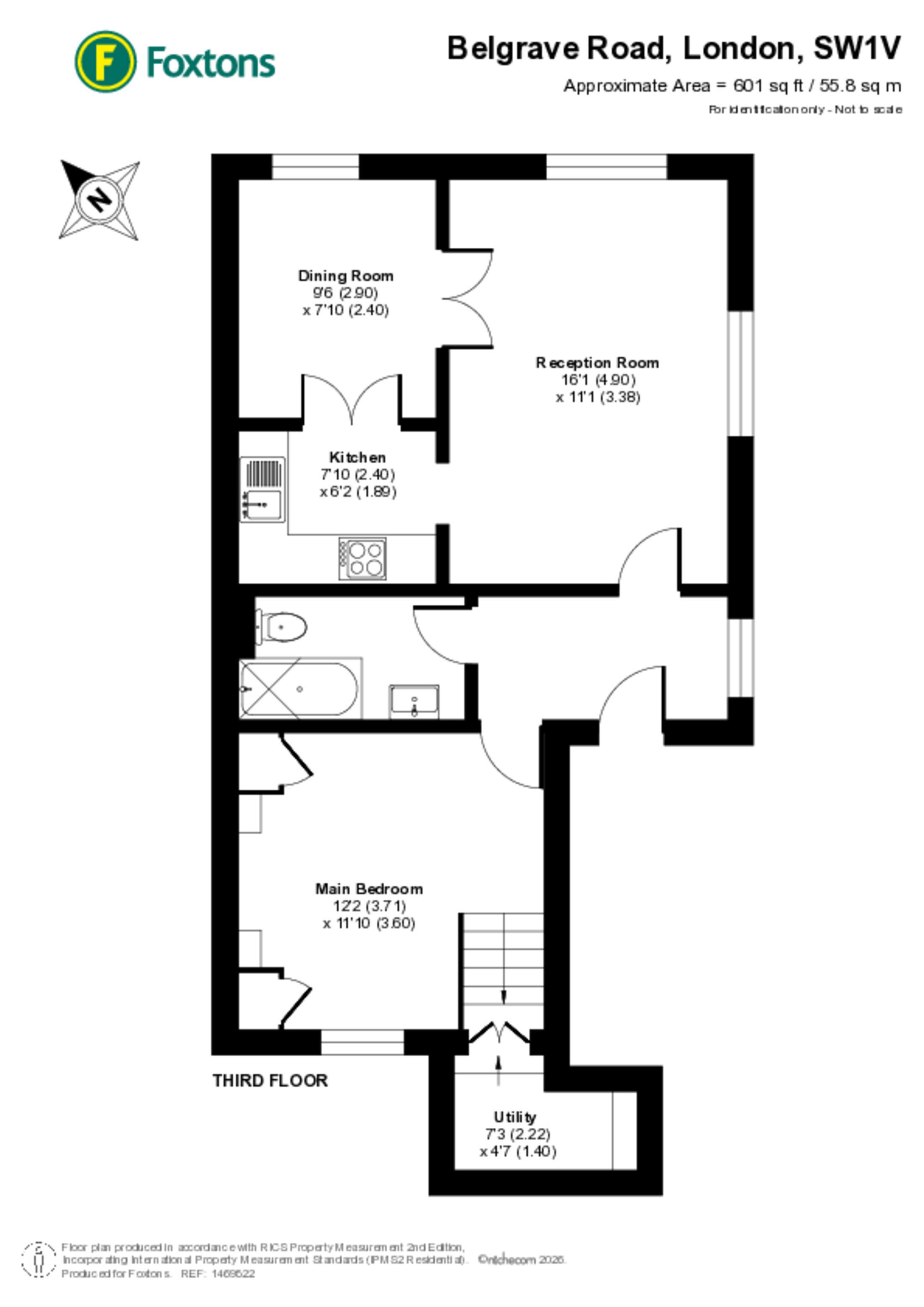 Belgrave Road, Pimlico floorplan