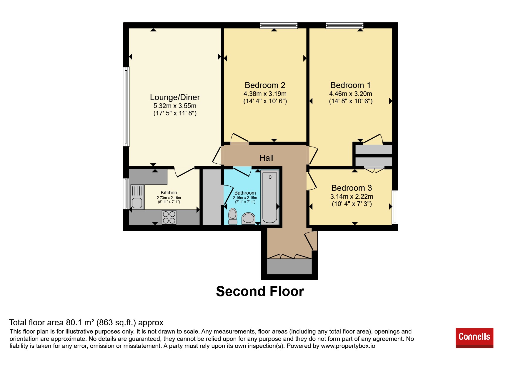 18, Kipling Court, Paddockhall Road, Haywards Heath floorplan
