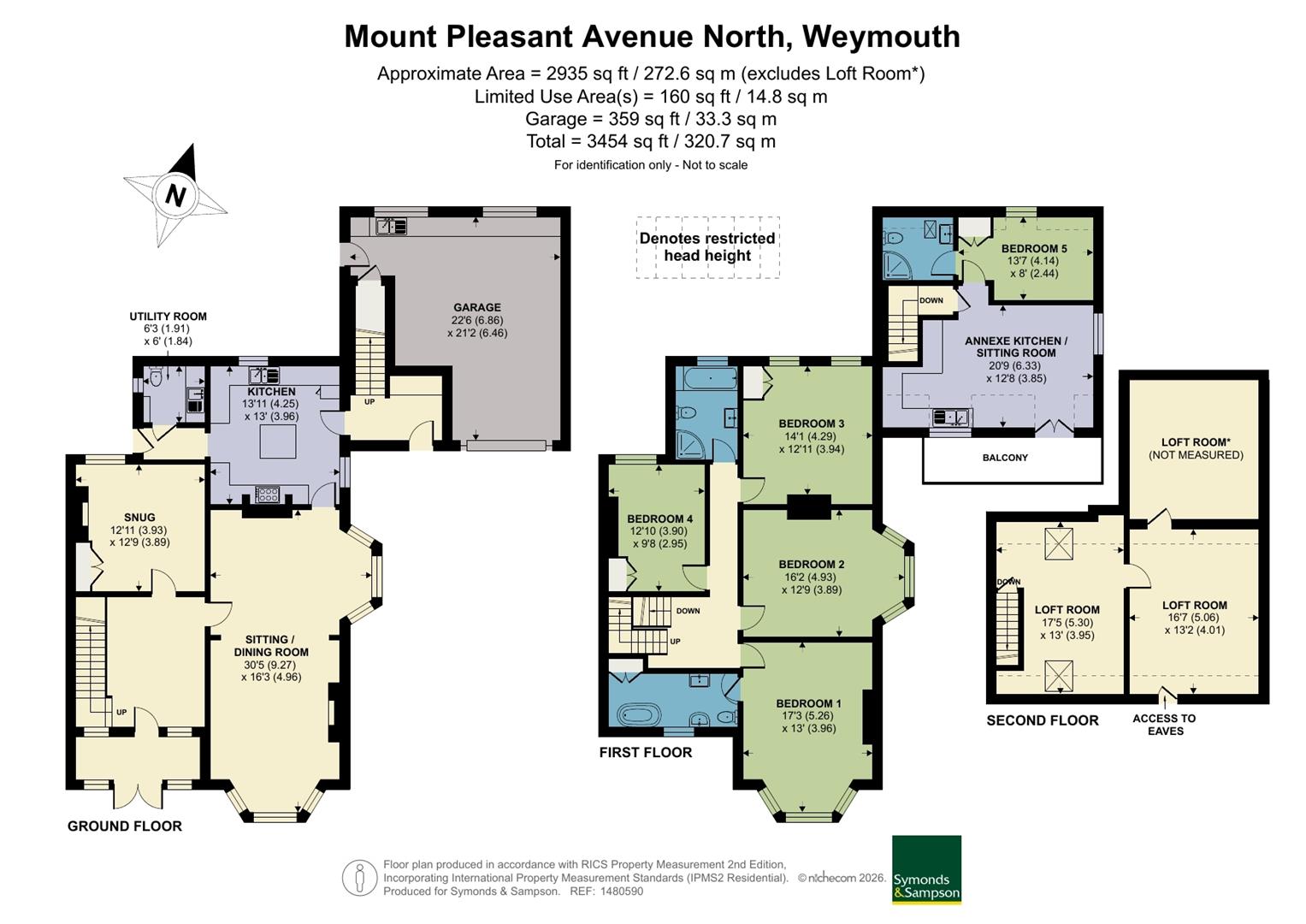 2, Mount Pleasant Avenue North, Dorset floorplan