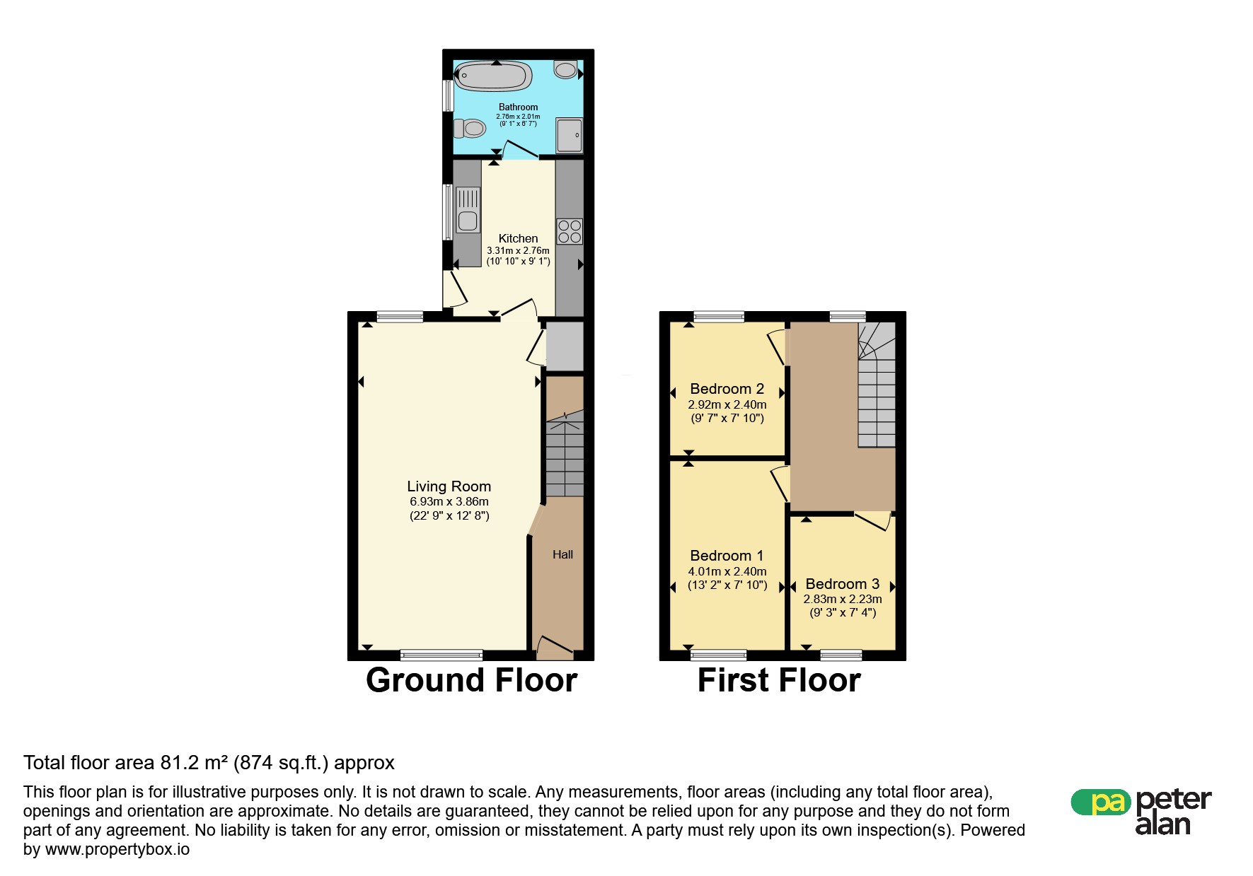 136, Jubilee Road, New Tredegar floorplan