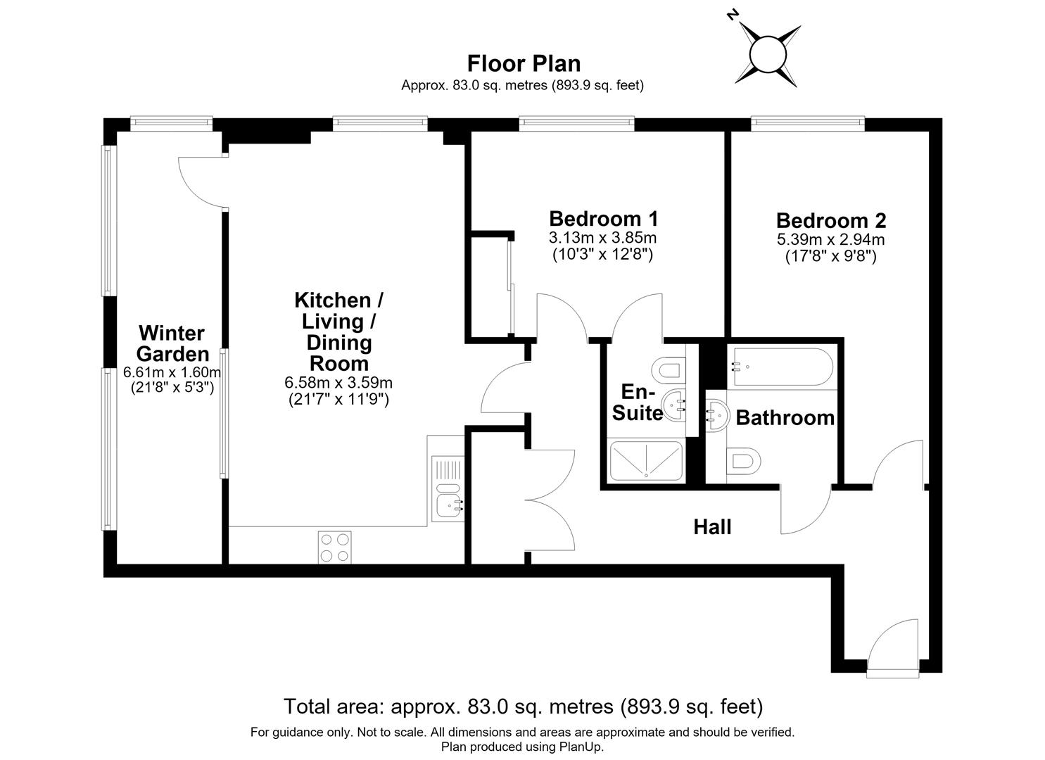 342, Clara Rackham Street, Cambridge floorplan