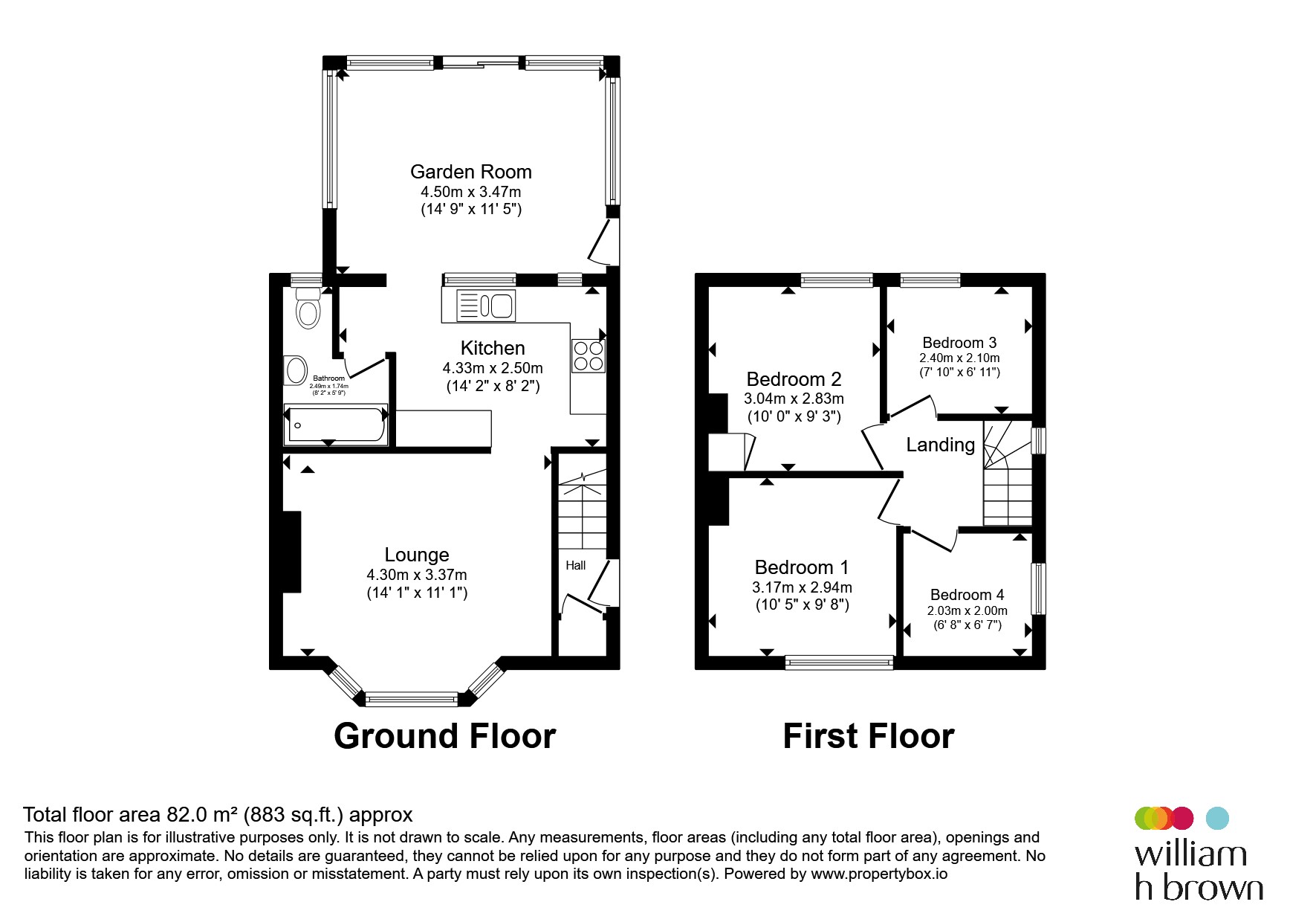 223, Longford Crescent, Nottingham floorplan