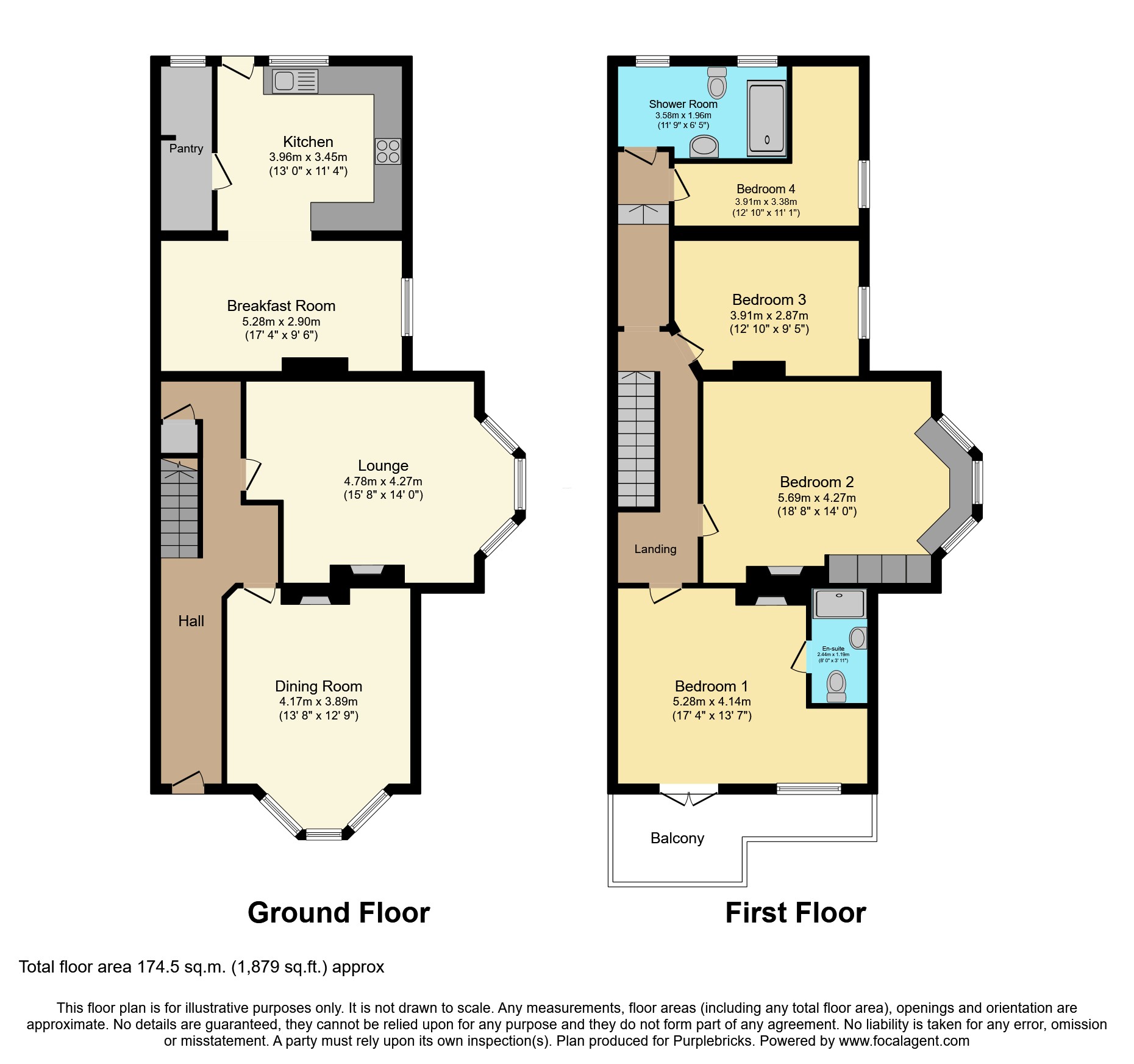 1 Melbourne Villas, Western Road, Hailsham floorplan