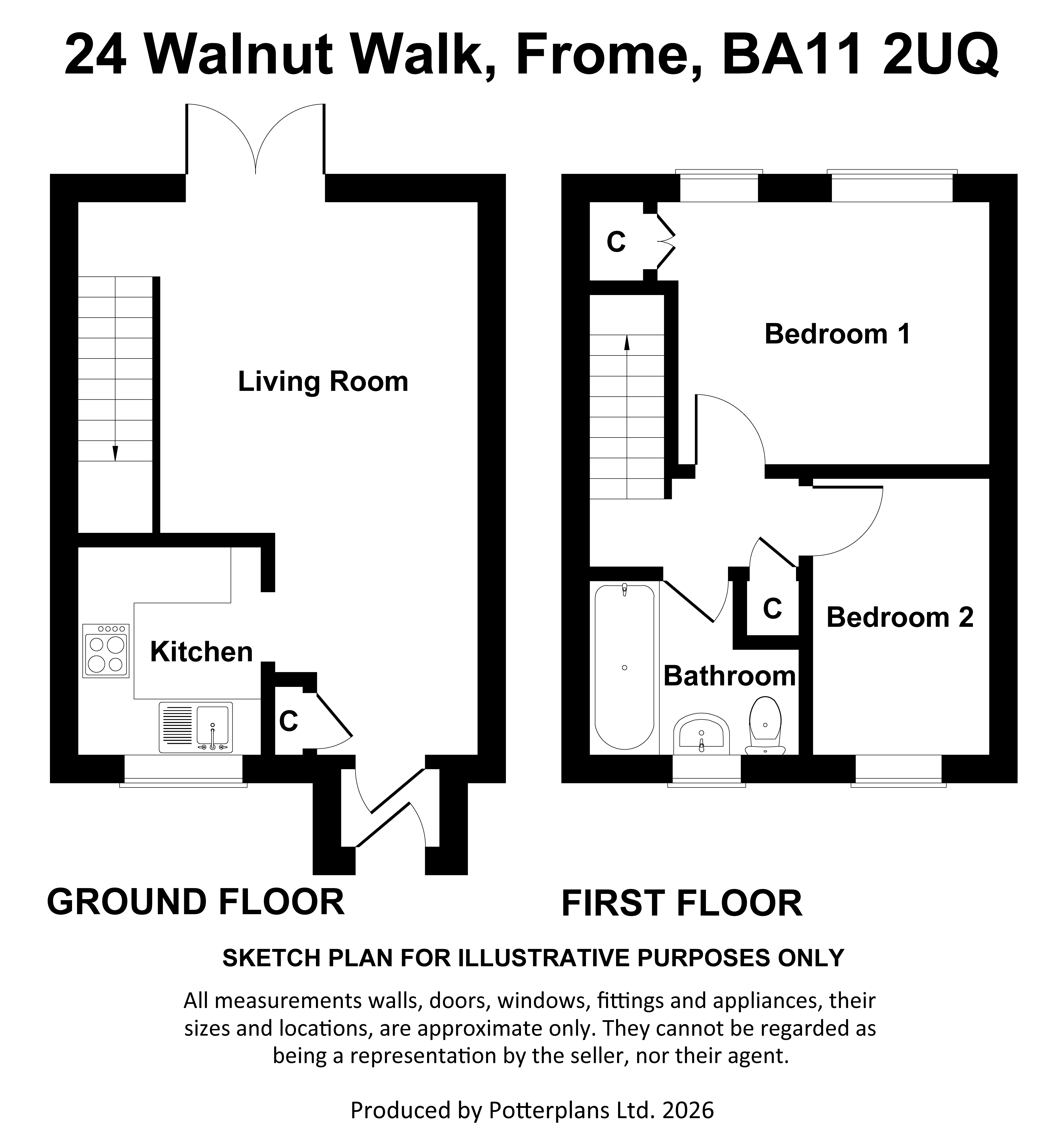 24, Walnut Walk, Somerset floorplan