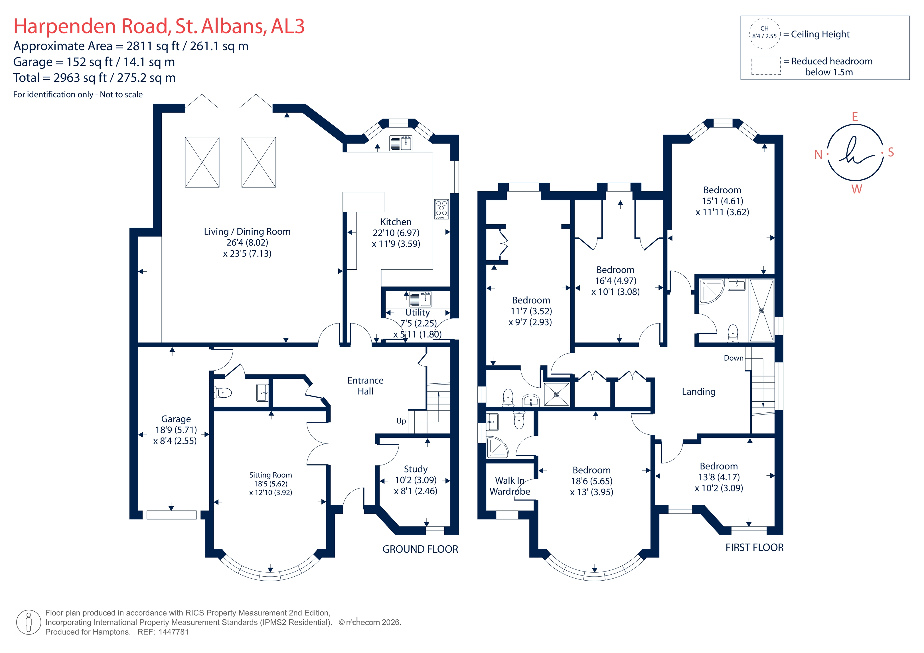 70, Harpenden Road, St. Albans floorplan