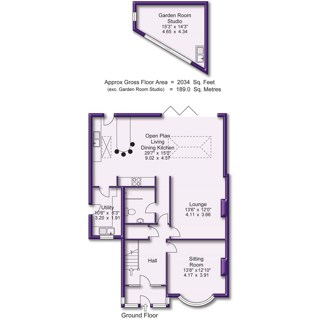 20, Moss Lane, Sale floorplan