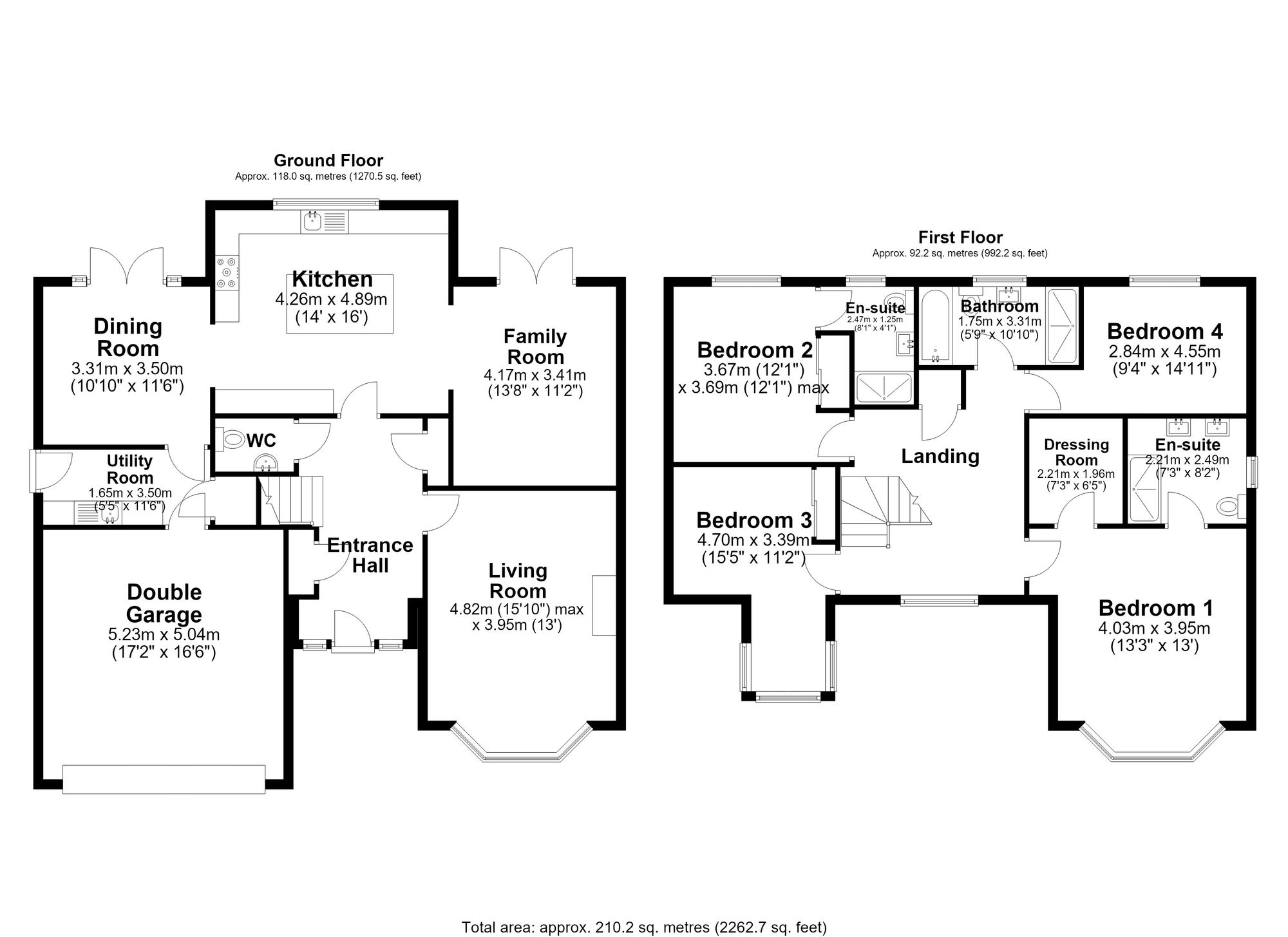 5 Lurtin Way, Warrington floorplan