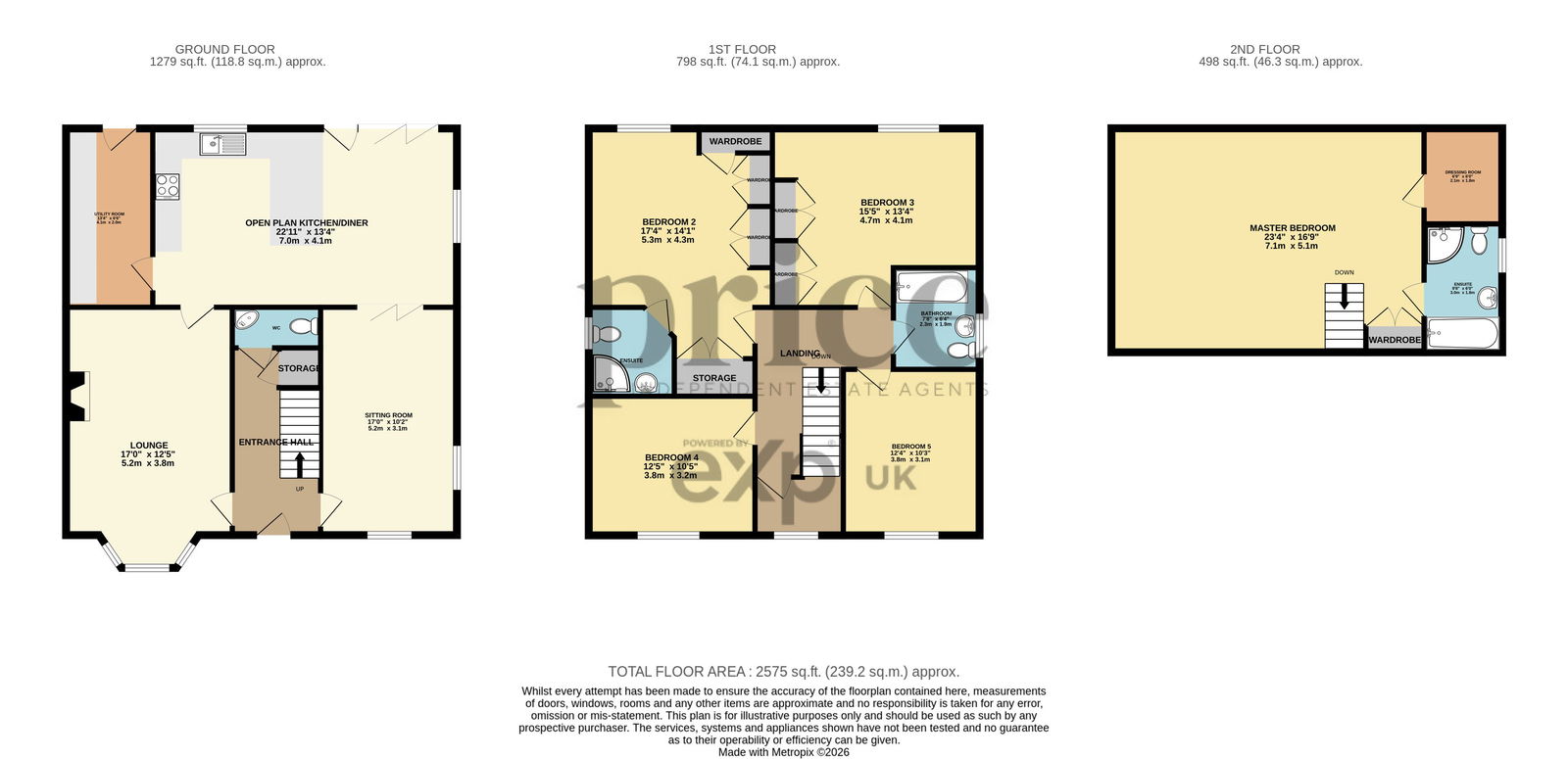 Oak House, Selby floorplan