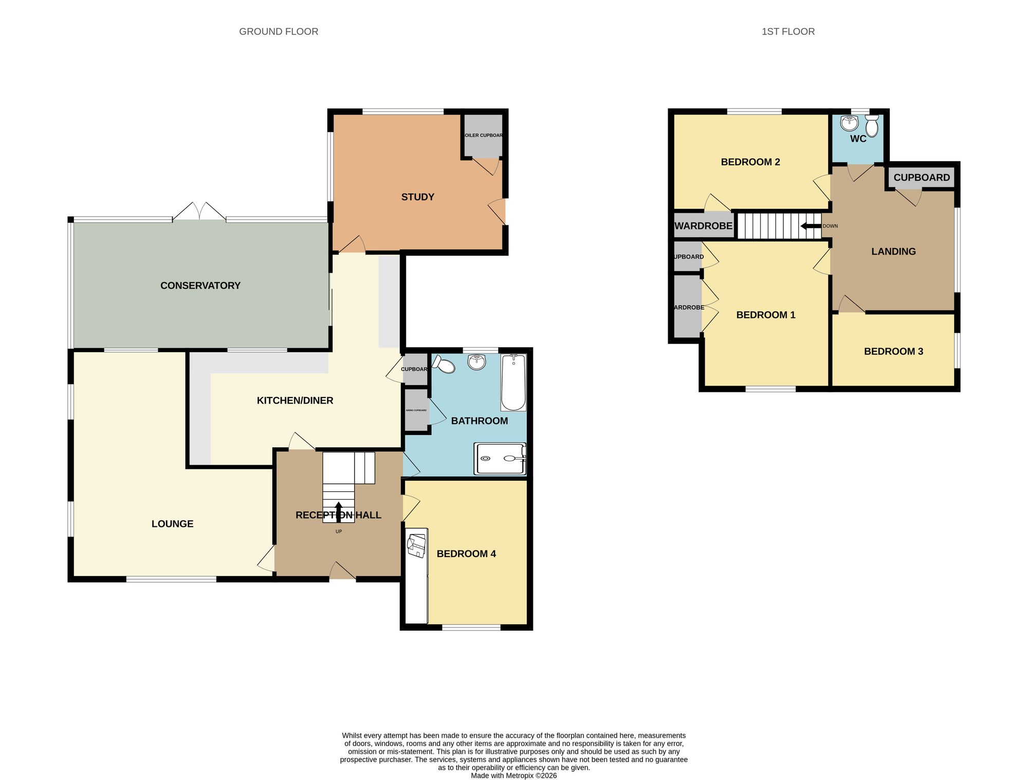Magnolia, 25 Lime Walk, Spalding floorplan