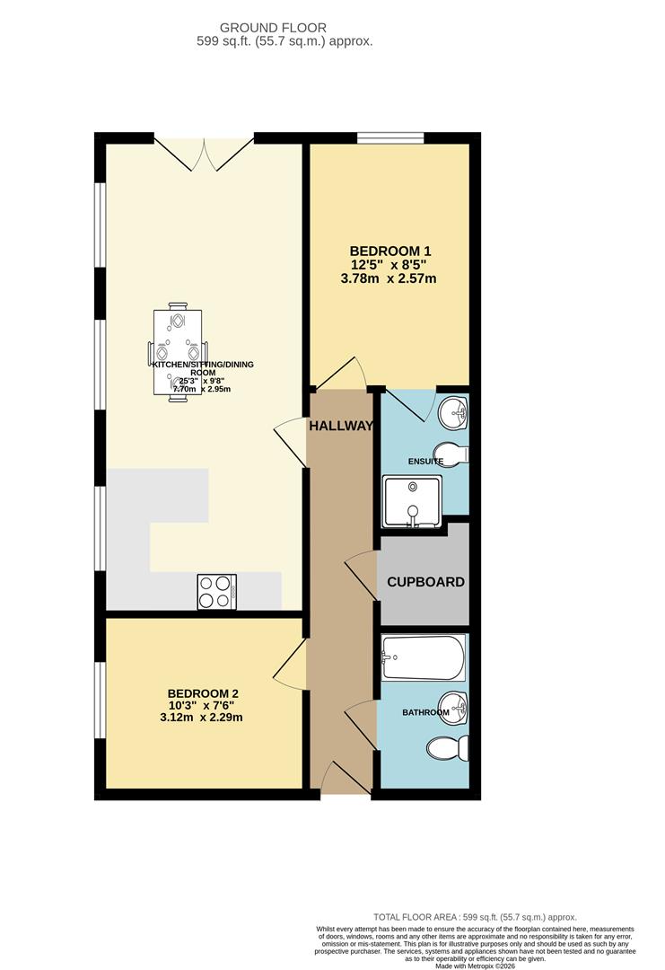 Apartment 18, Hyde Bank Mill, Hyde Bank Road, High Peak floorplan