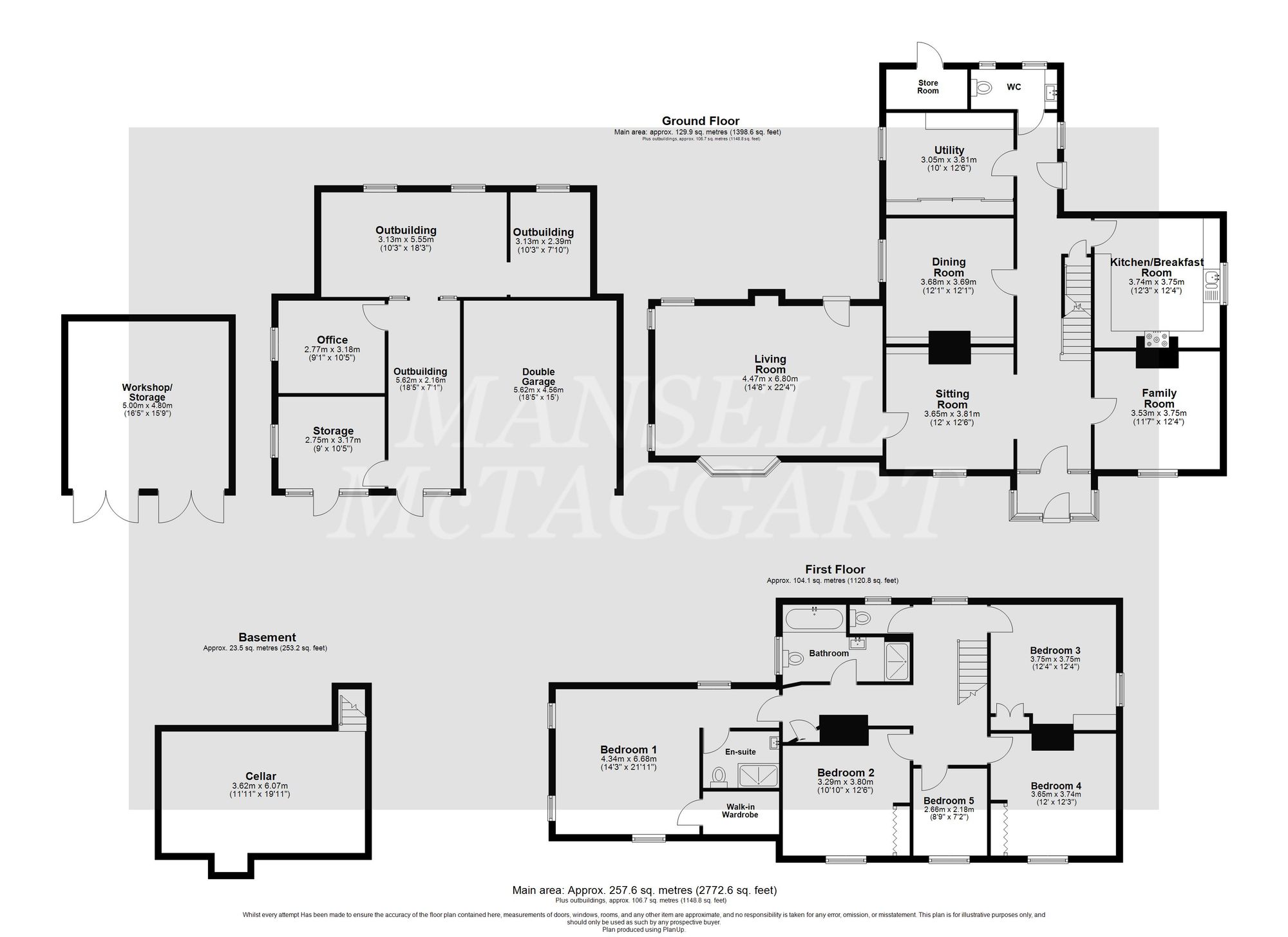 Chathill Cottage Tandridge Lane, Oxted floorplan