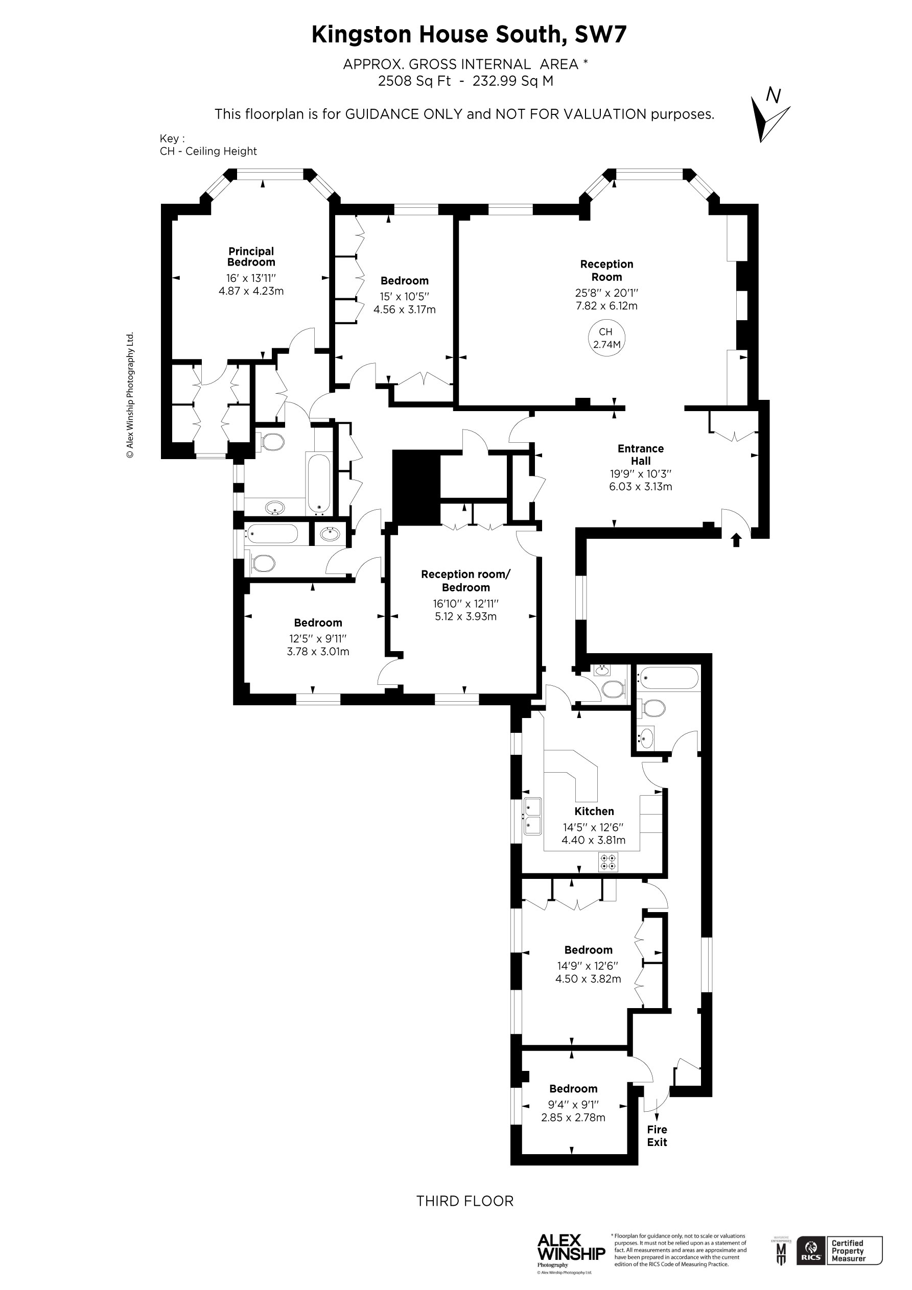 Kingston House South, Ennismore Gardens, Knightsbridge SW7, 5 bedroom