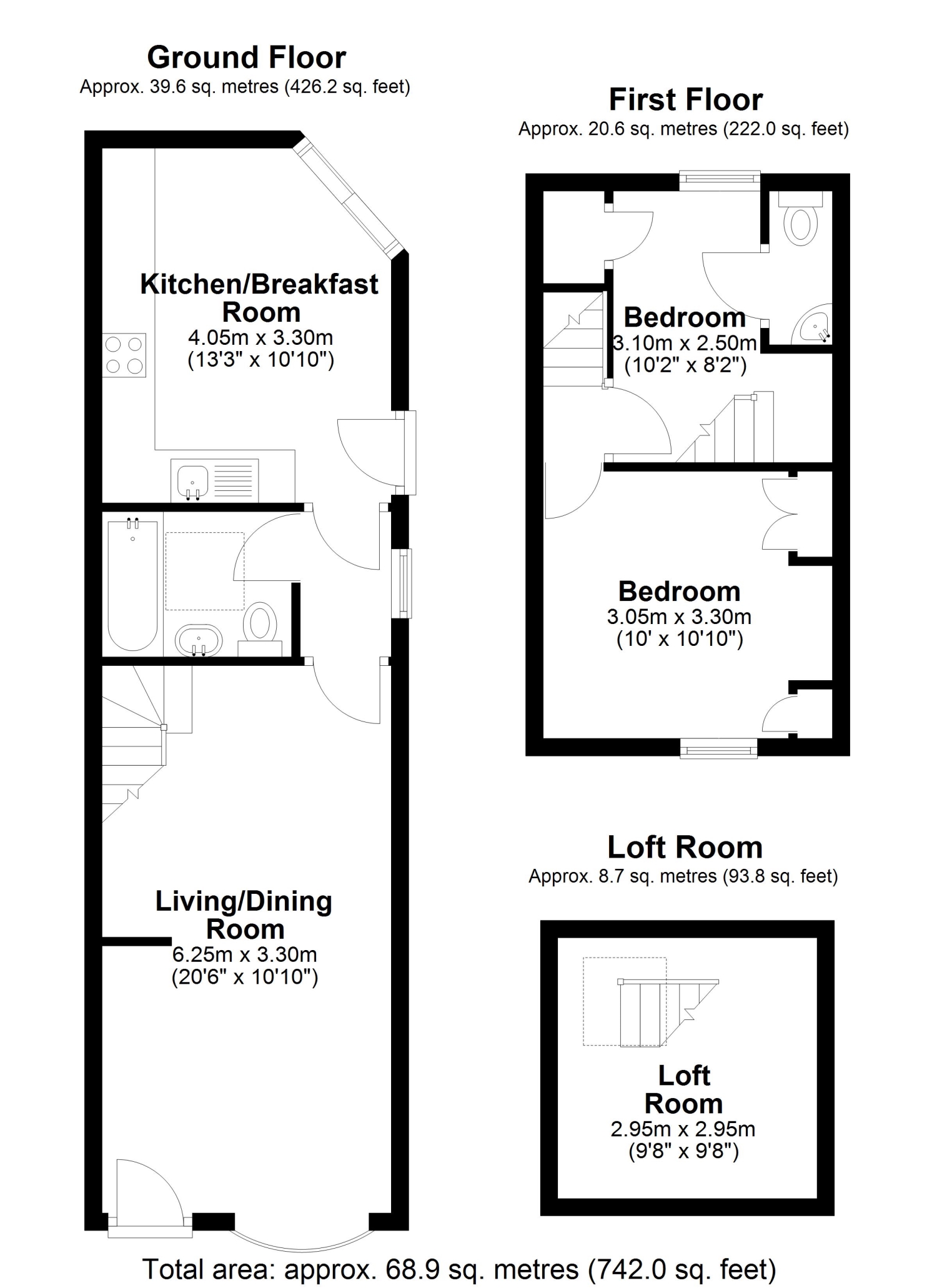 2, Thorpe Green Villas Green Road, Egham floorplan