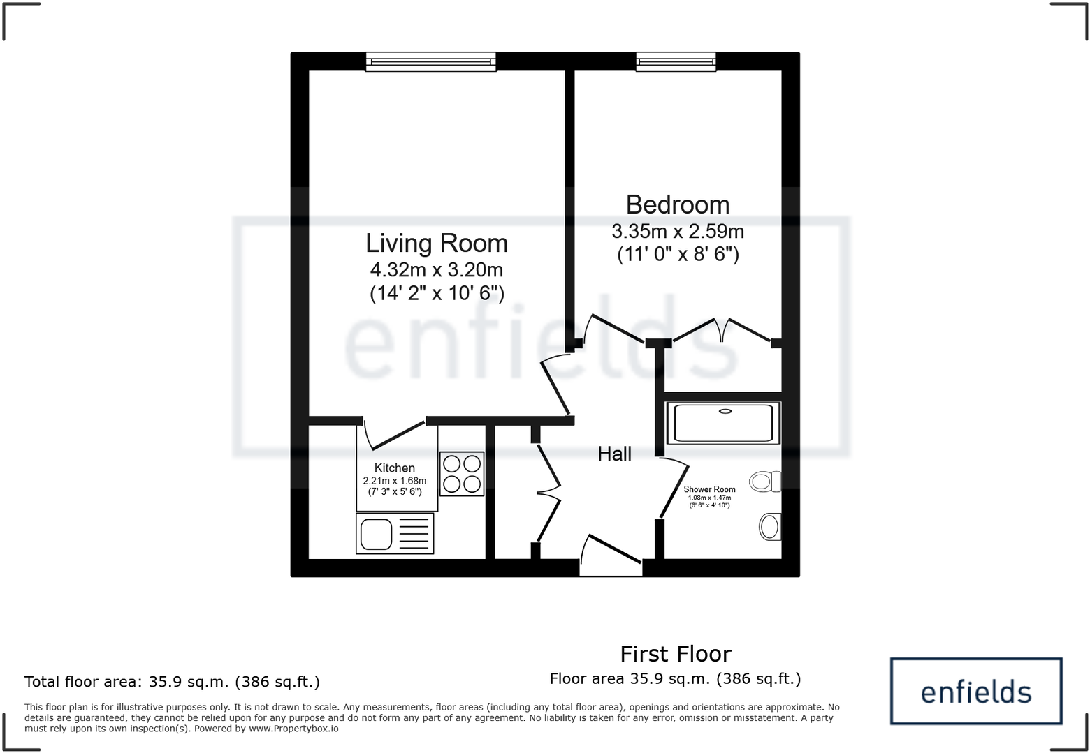 14 Langdown Firs, Langdown Lawn, Southampton floorplan