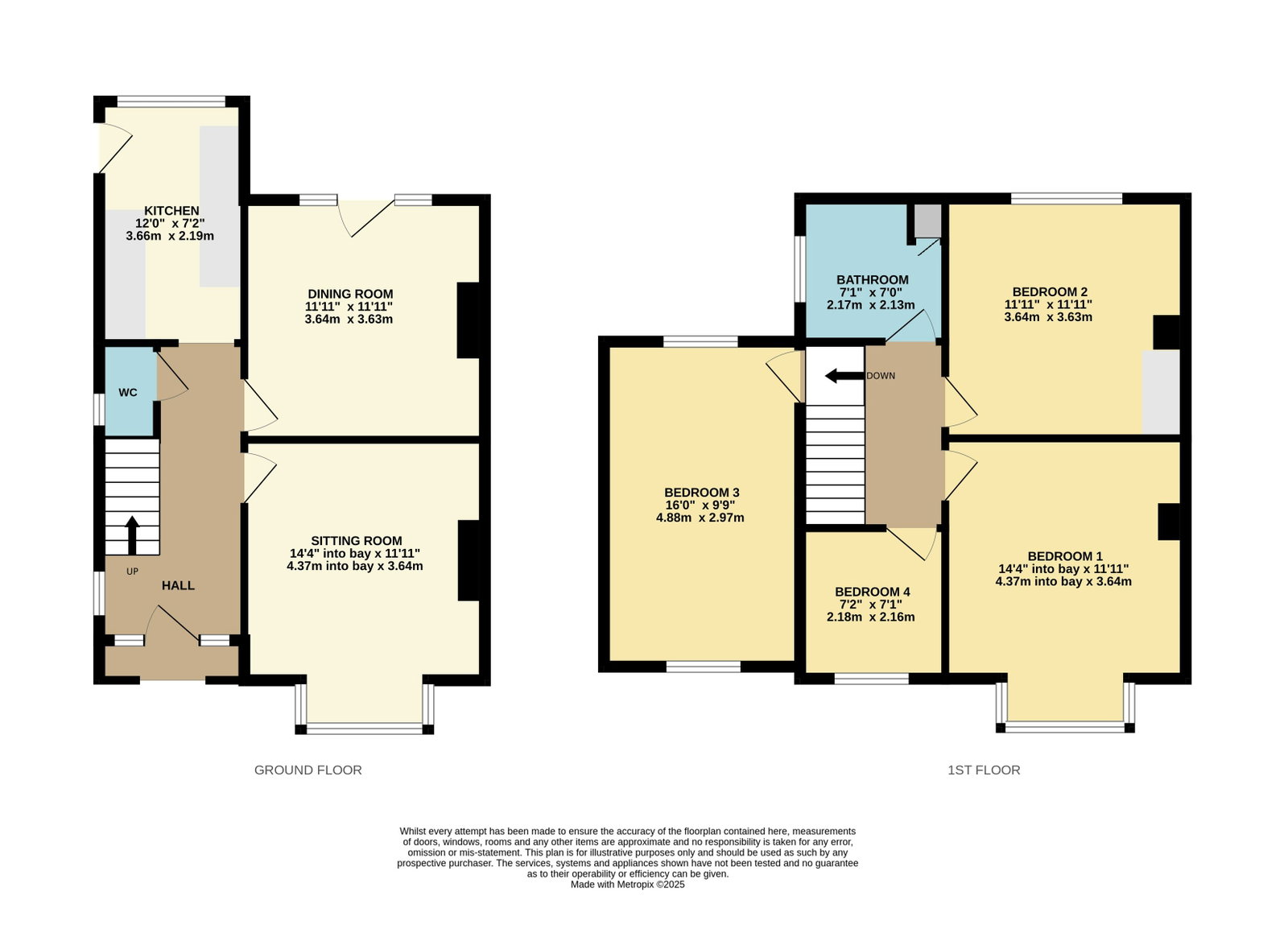 34, Whitcliffe Crescent, Ripon floorplan