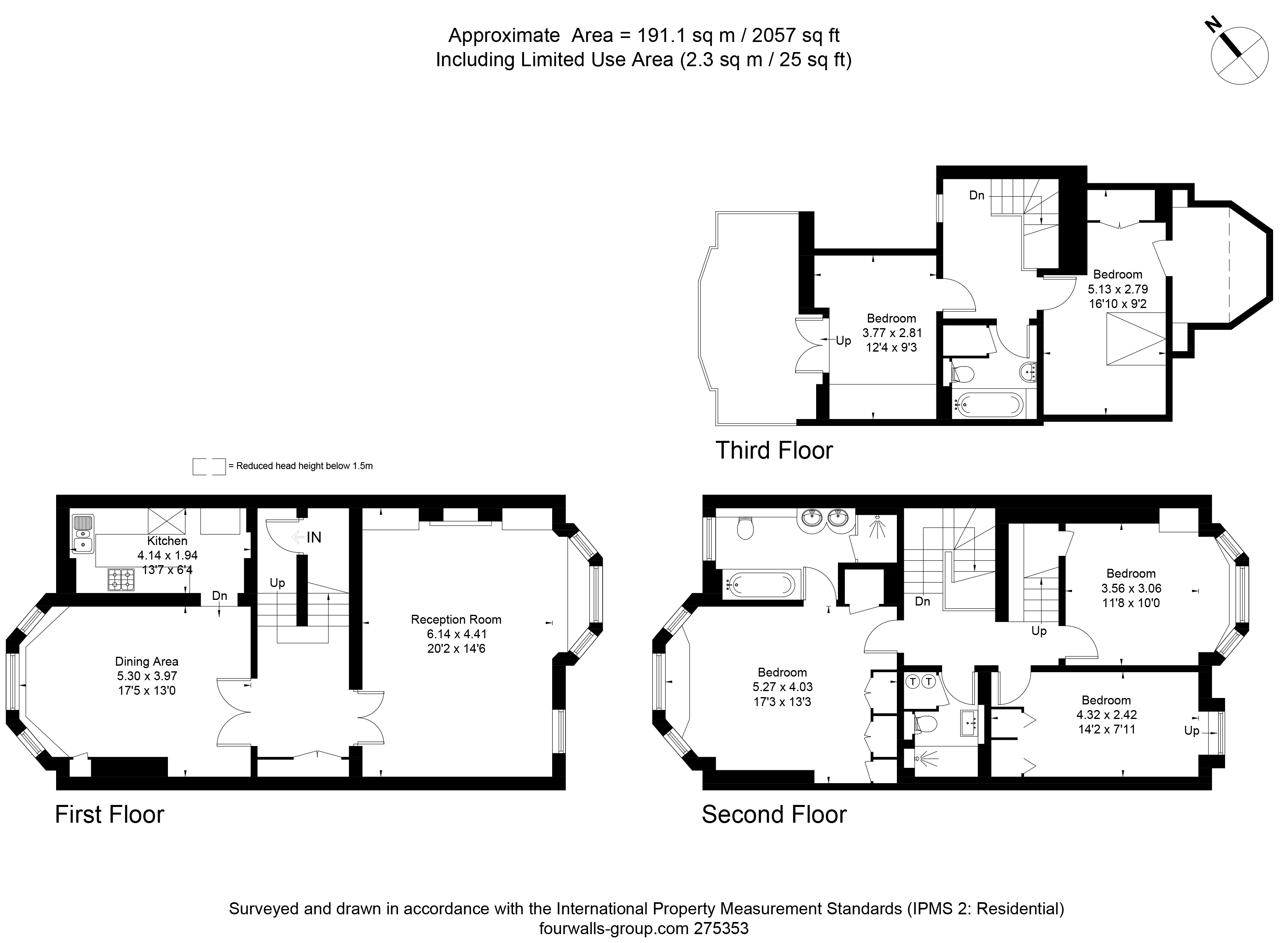 Maisonette B, 54, Tite Street, Chelsea floorplan