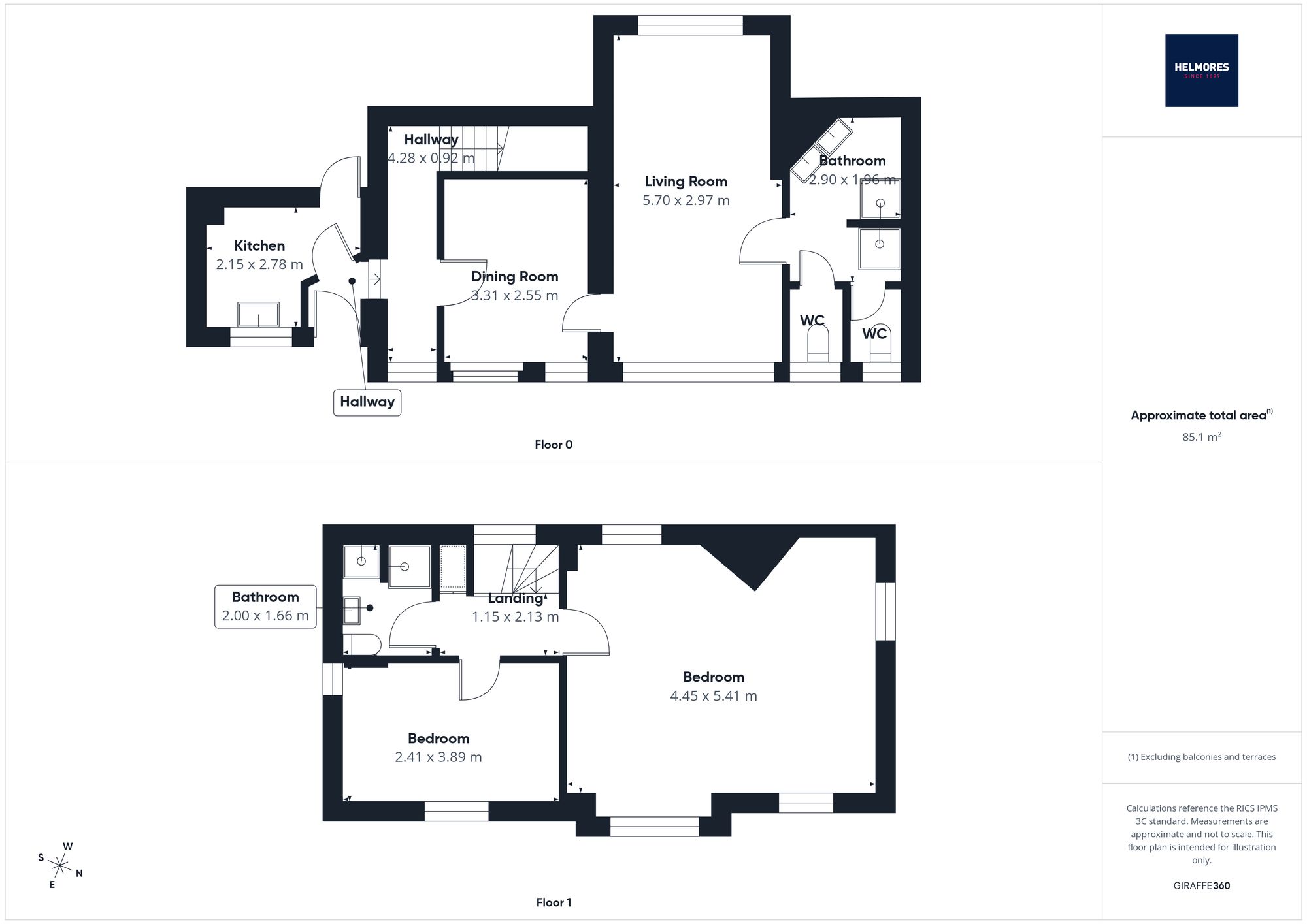 The Mount, Alexandra Road, Crediton floorplan