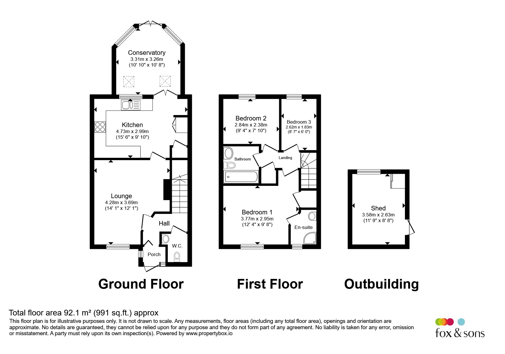 120, Burge Crescent, Taunton floorplan
