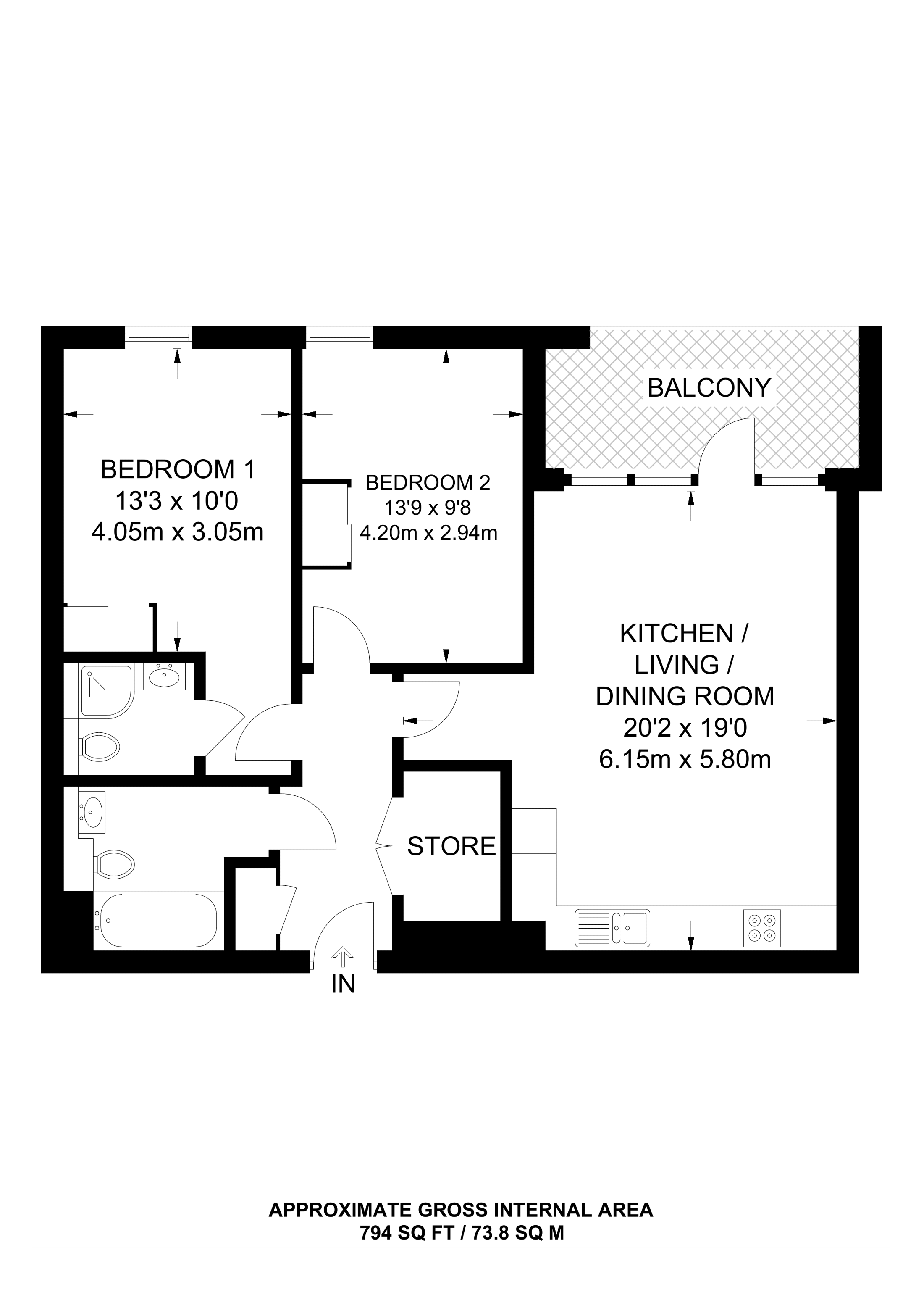 2 Bedrooms Flat to rent in Silvertown Way, Canning Town, London E16