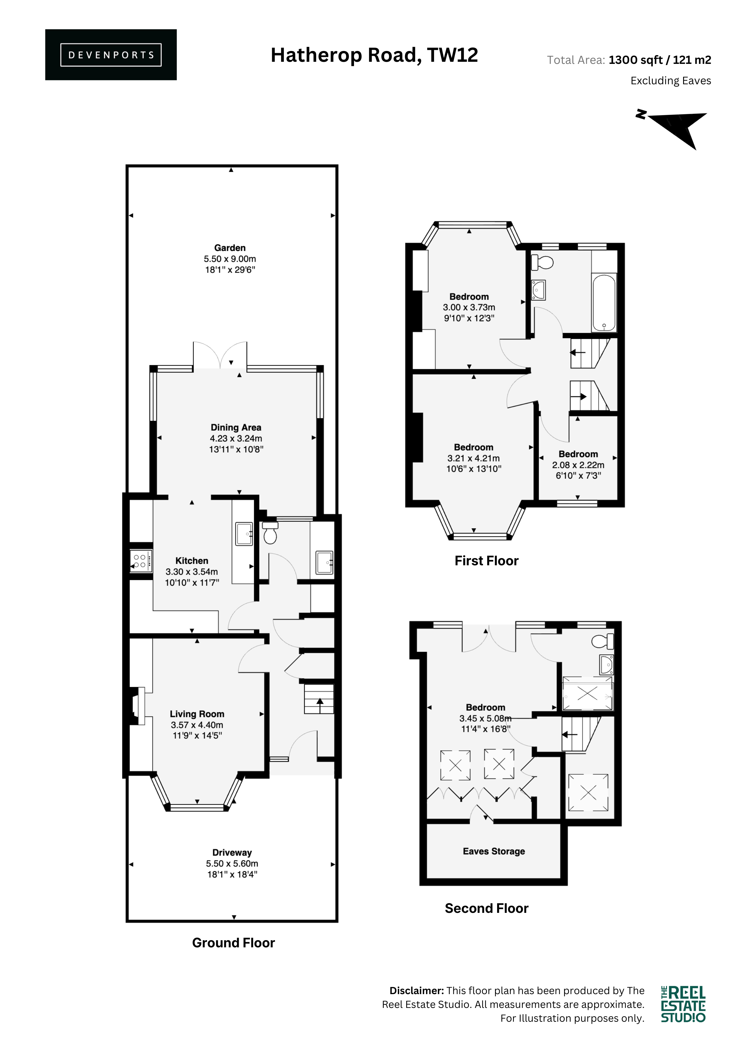 62, Hatherop Road, Hampton floorplan