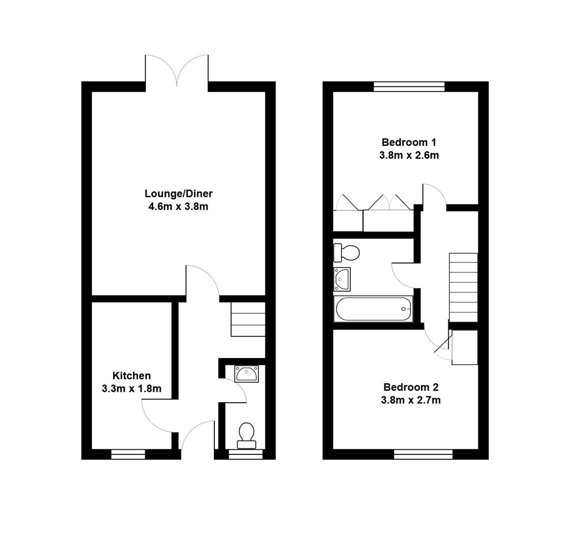 115, Lacock Gardens, Maidstone floorplan