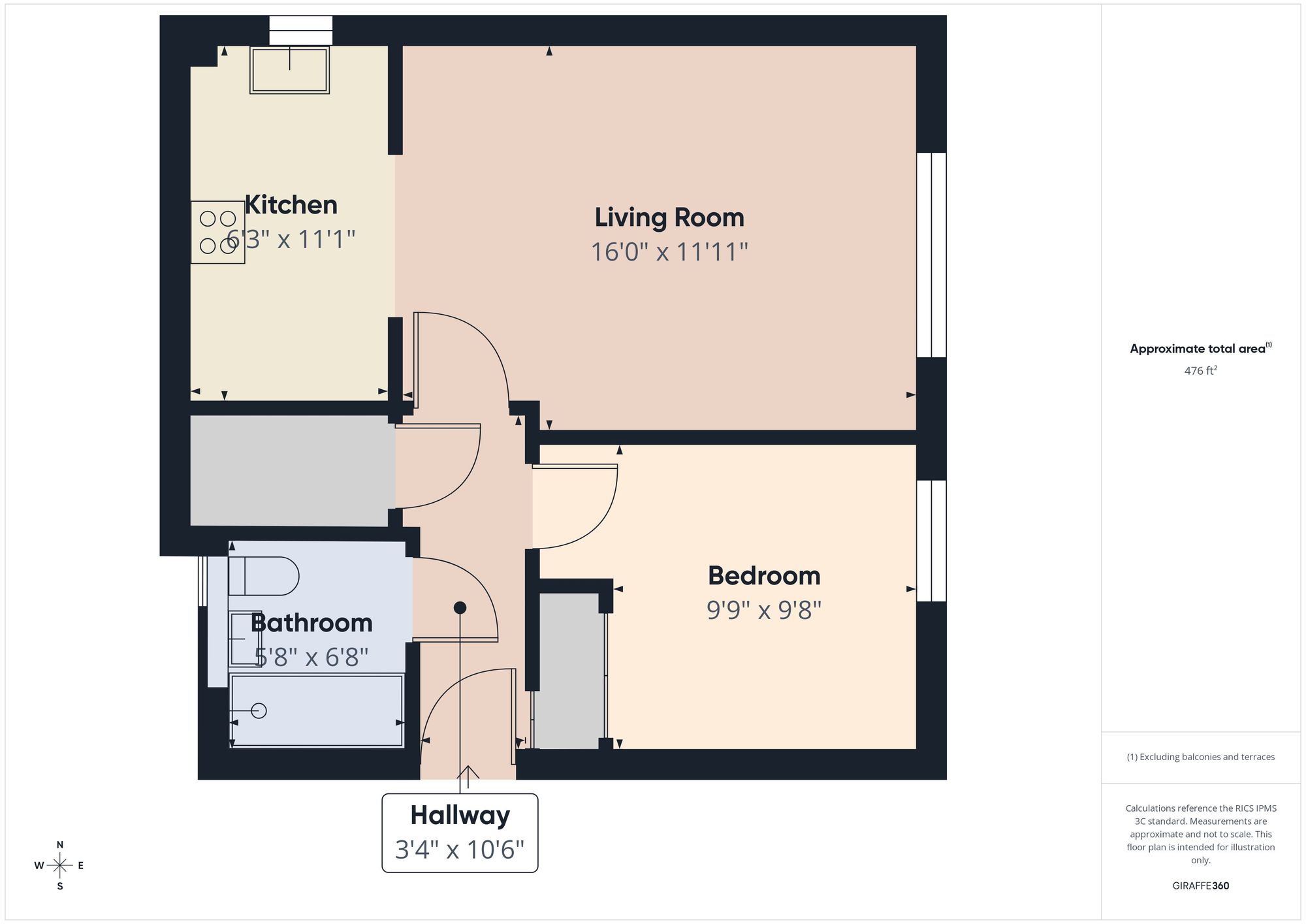 63 Ashdene Gardens, Reading floorplan