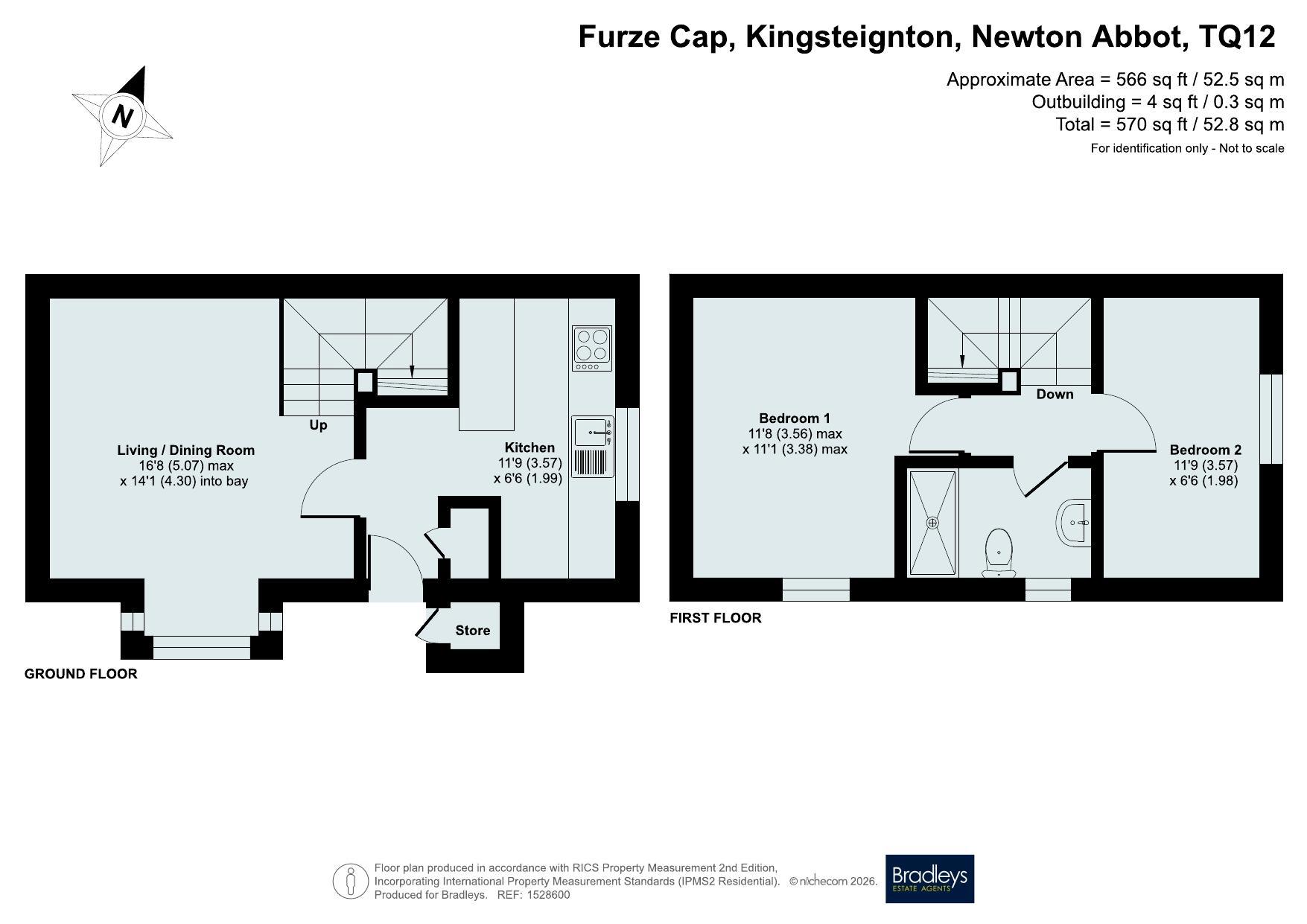 Kingsteignton Newton Abbot Devon, Devon floorplan