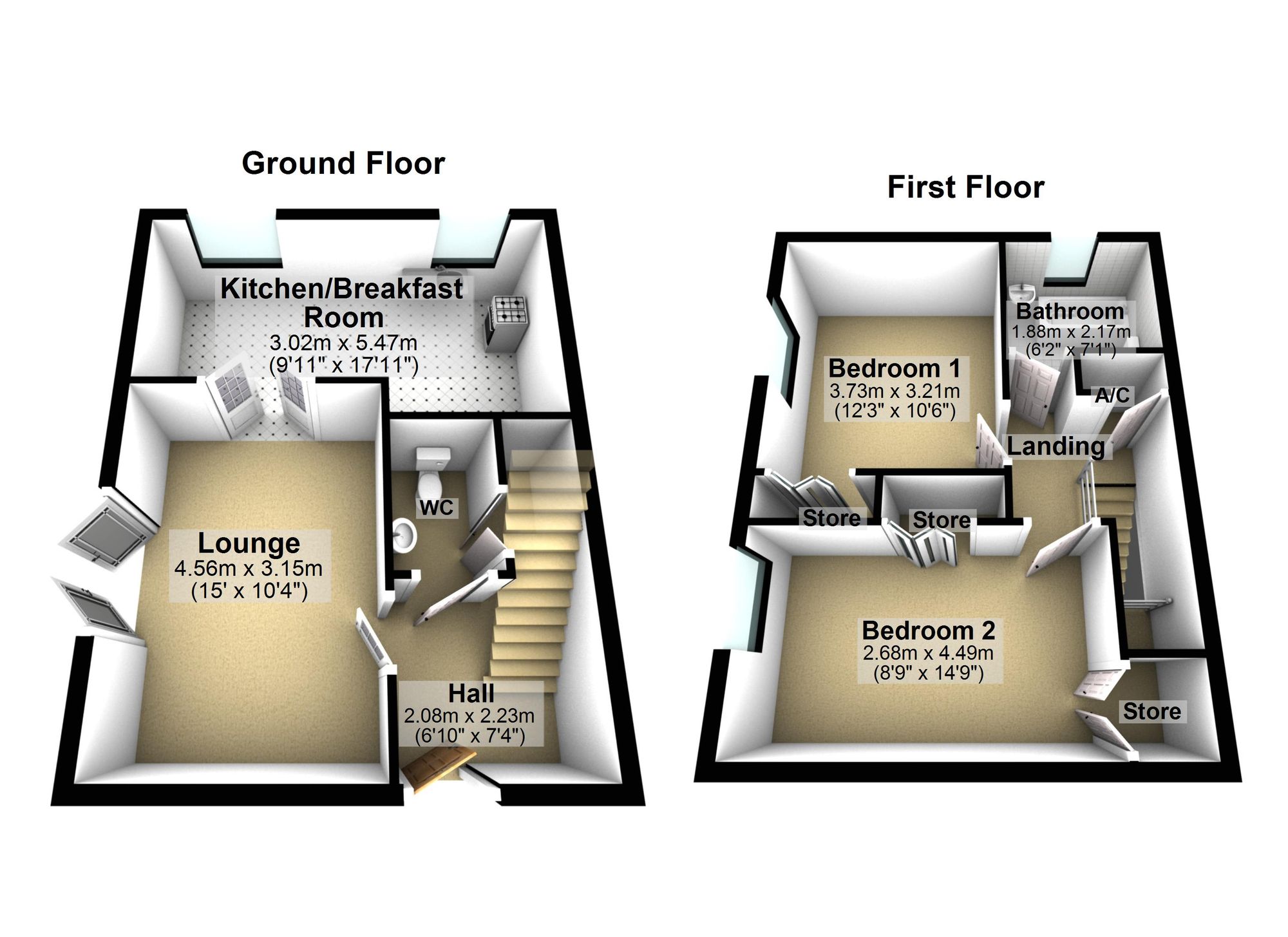 21 Restway Gardens, Bridgend floorplan