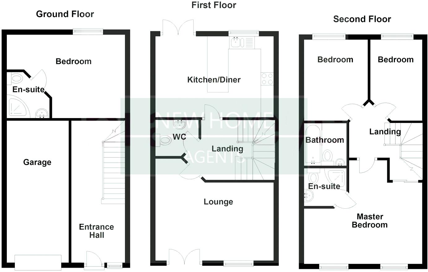 4, Weavers Court, Bradford floorplan