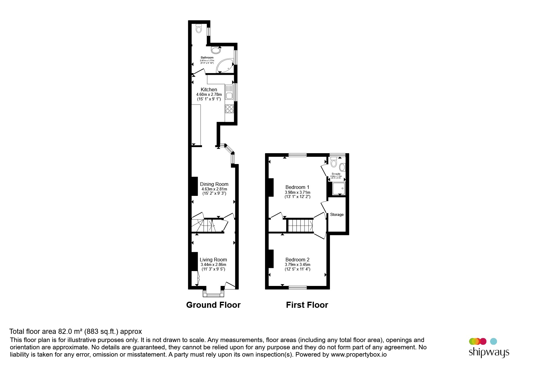 42, Cinder Bank, Dudley floorplan