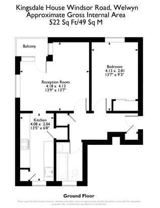 1 Bedrooms Flat to rent in Windsor Road, Welwyn AL6
