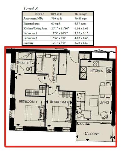 Flat 39, 48, Skylark Point, Newnton Close, London floorplan