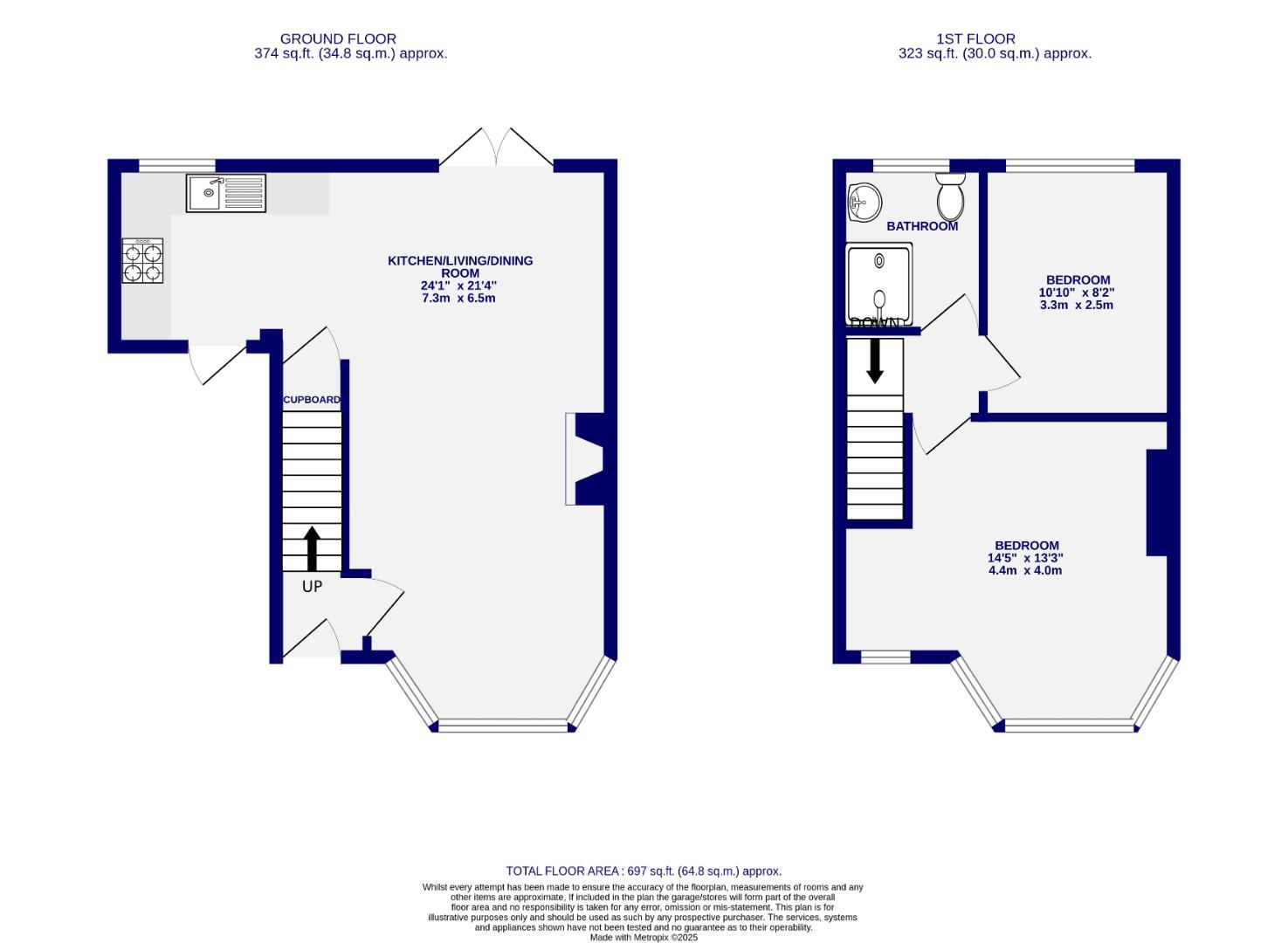 24, Chudleigh Road, York floorplan