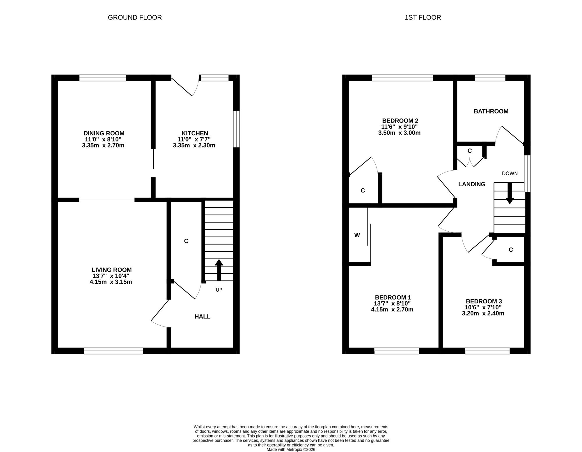 44 Springfield Road, Linlithgow floorplan
