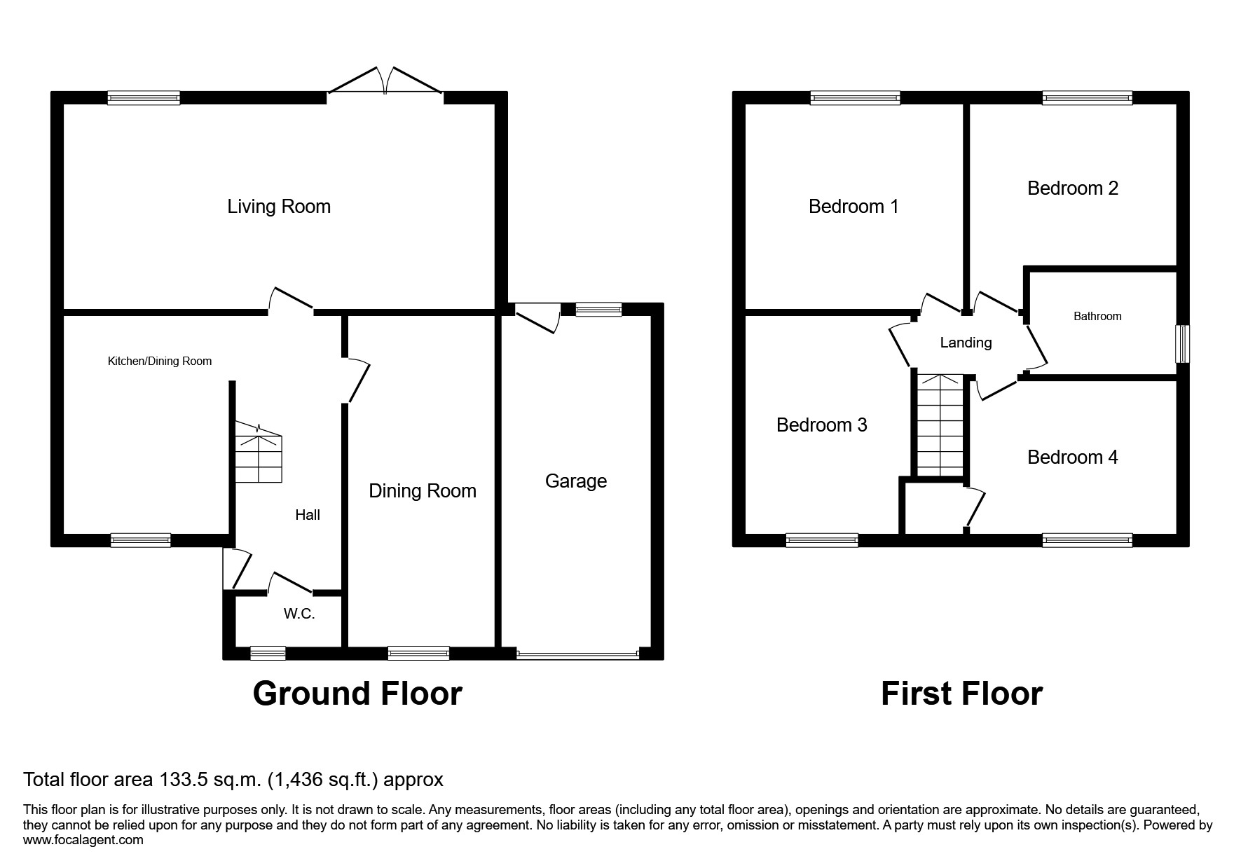 1a, Oakington Road, Cambridge floorplan