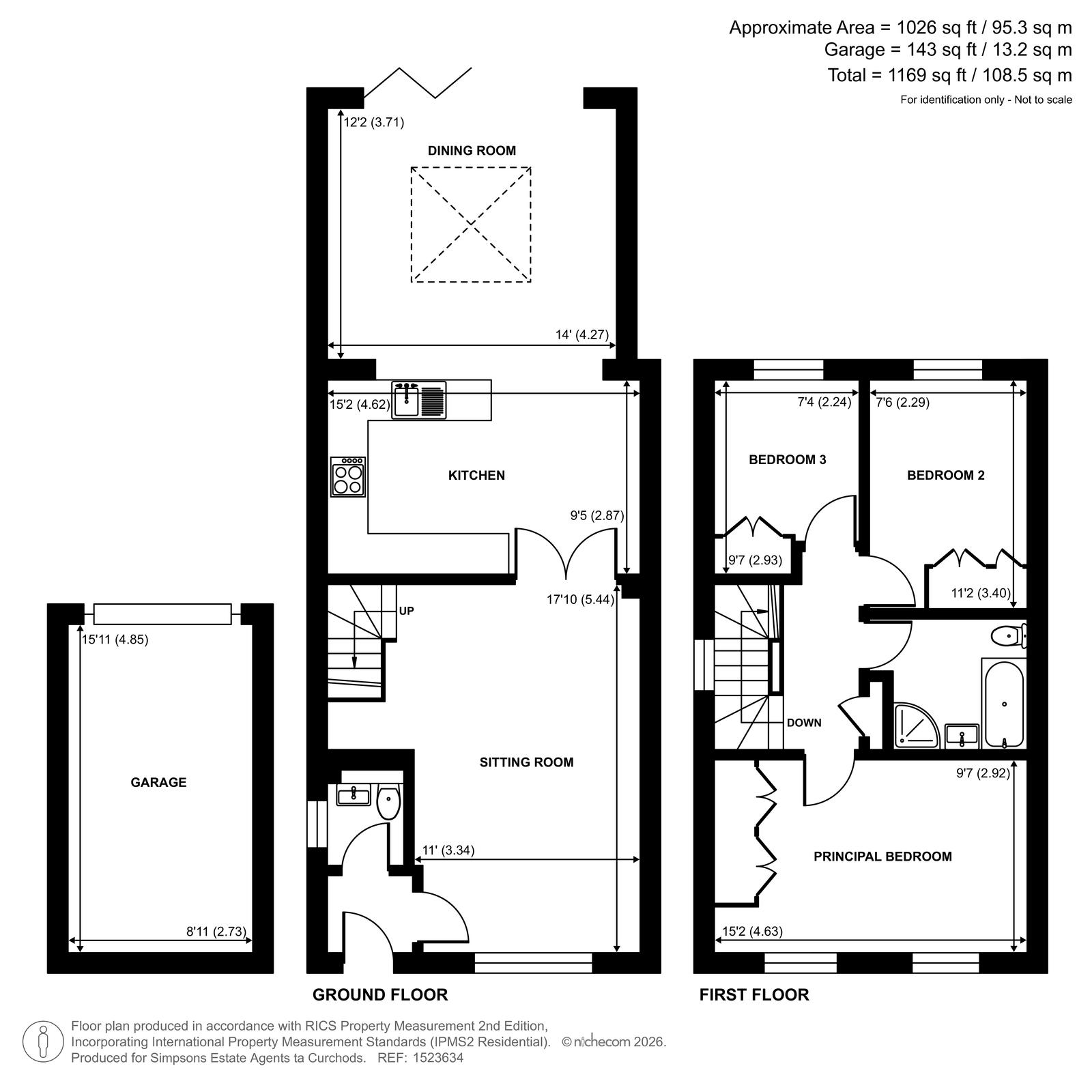 20, Rosslyn Park, Weybridge floorplan