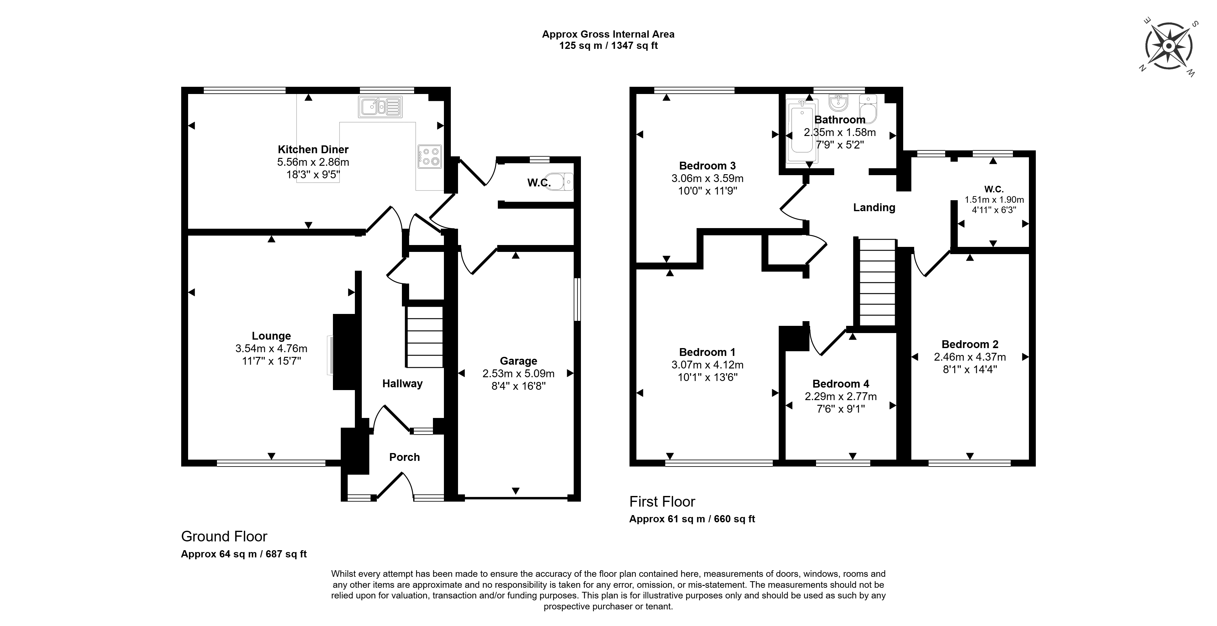4, Lambley Lane, Gedling floorplan