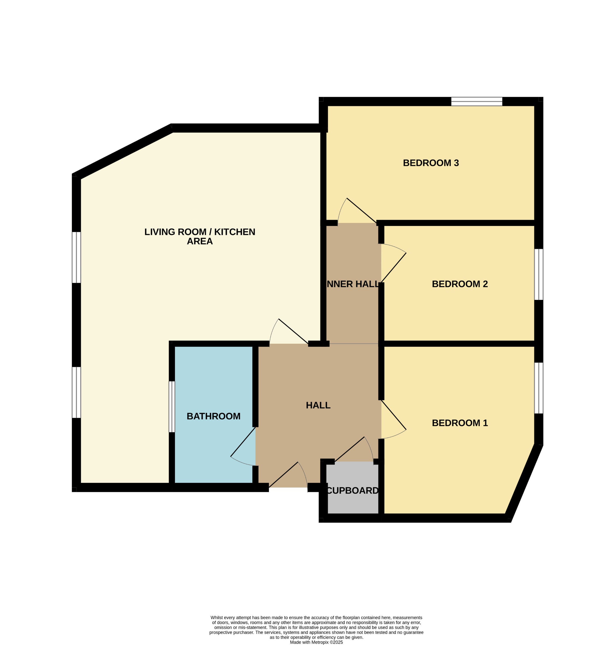2nd floor left, 29, Rosemount Place, Aberdeen floorplan