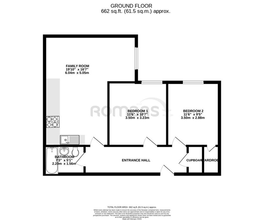 Flat 40, Park Heights,, Wella Road, Hampshire floorplan