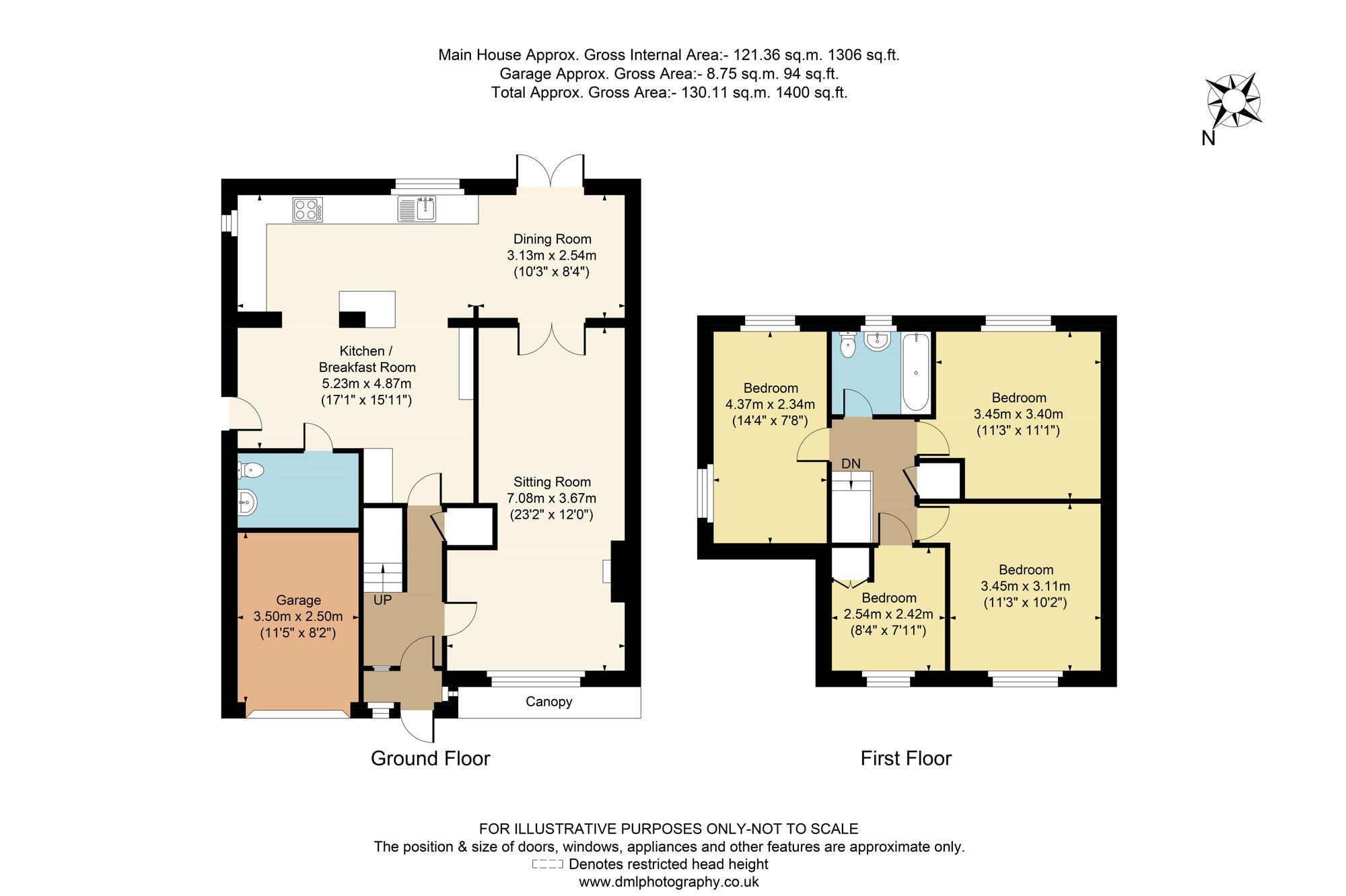 94 Fosseway Avenue, Moreton-In-Marsh floorplan