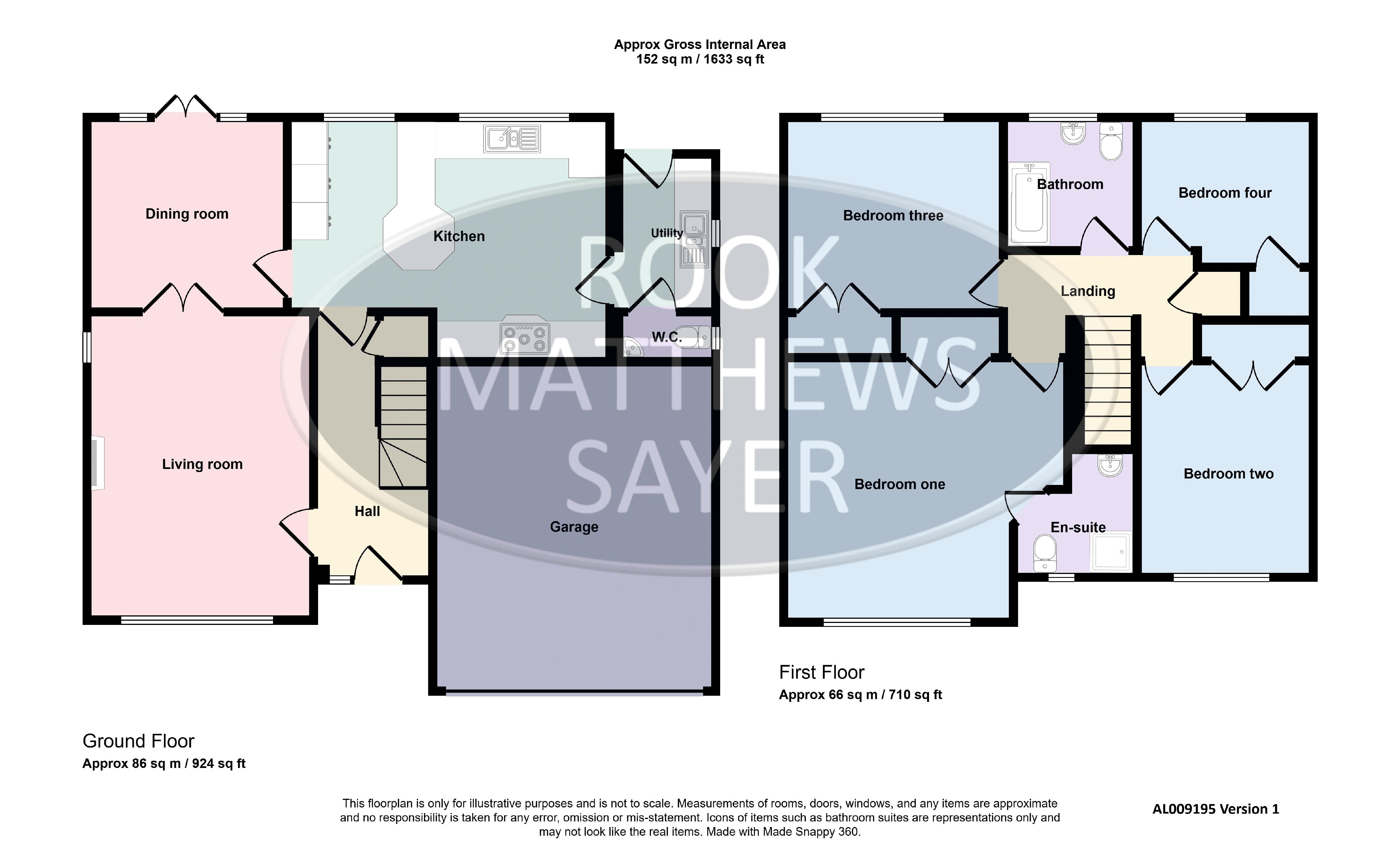 55, Chevington Green, Morpeth floorplan