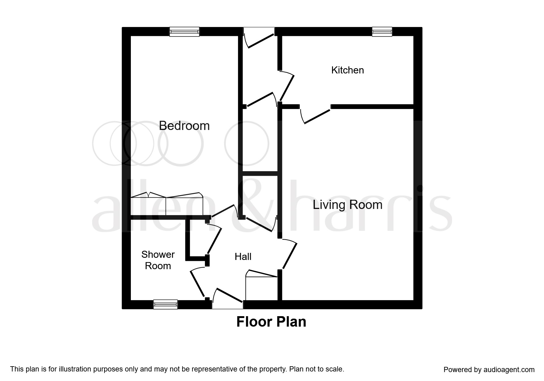 1 Bedrooms Terraced bungalow for sale in Blackford Crescent, Prestwick KA9