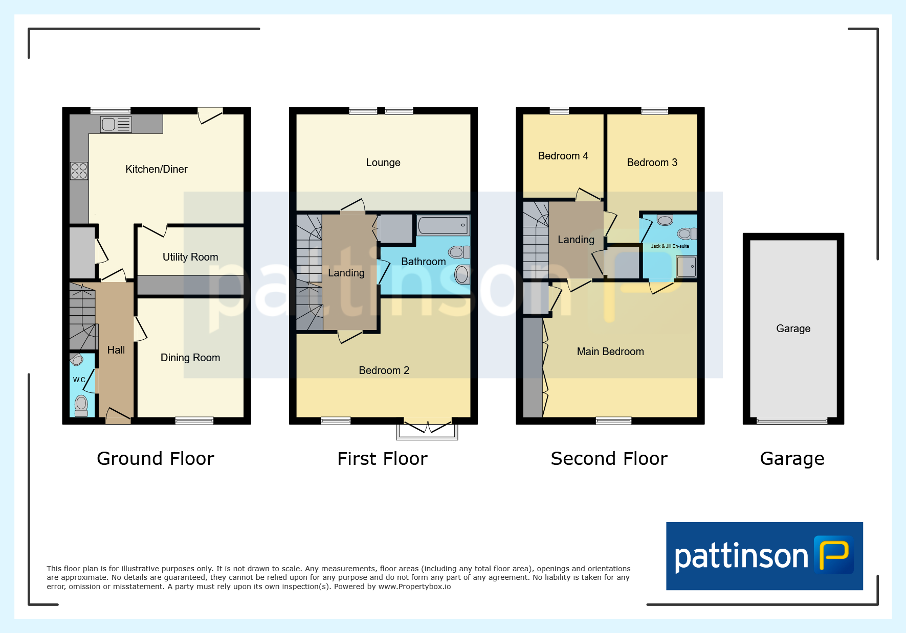 21, Grenaby Way, Seaham floorplan