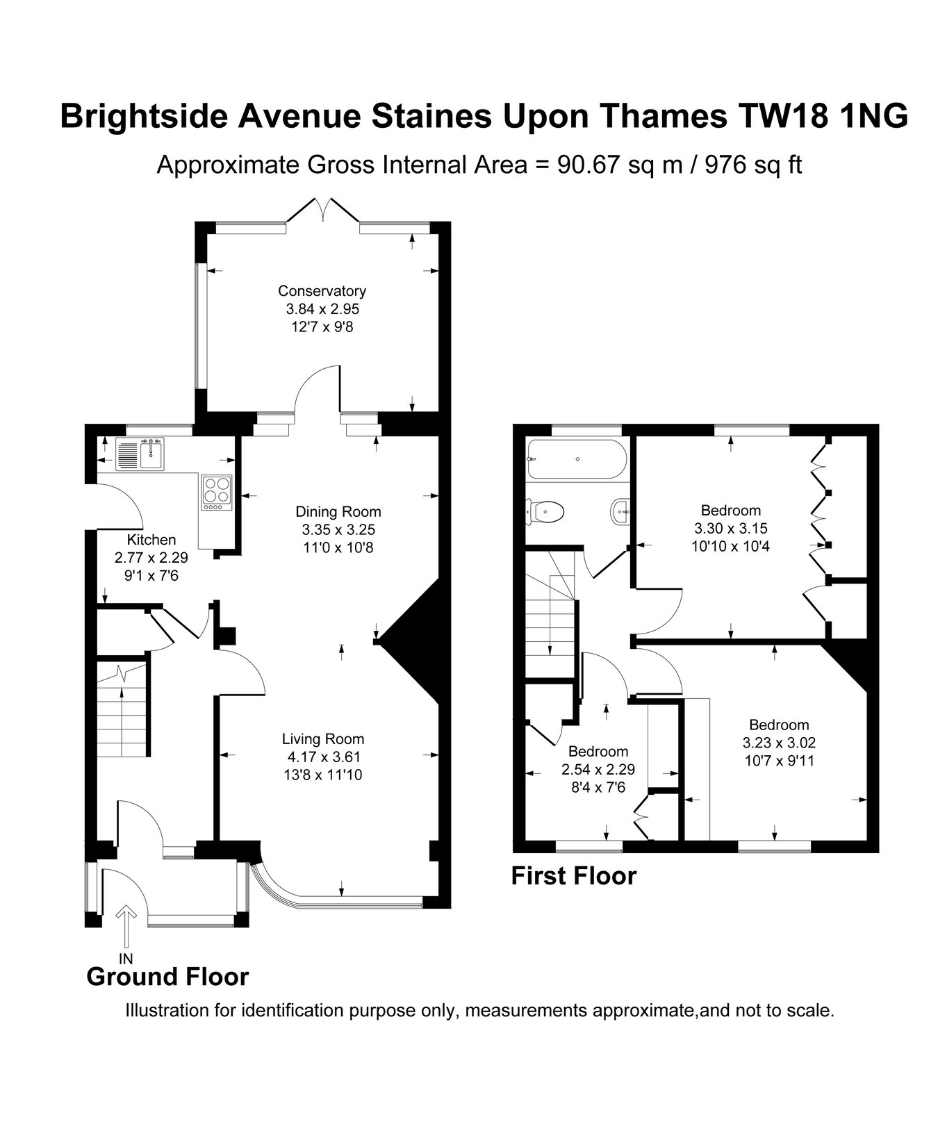 52, Brightside Avenue, Staines-upon-Thames floorplan