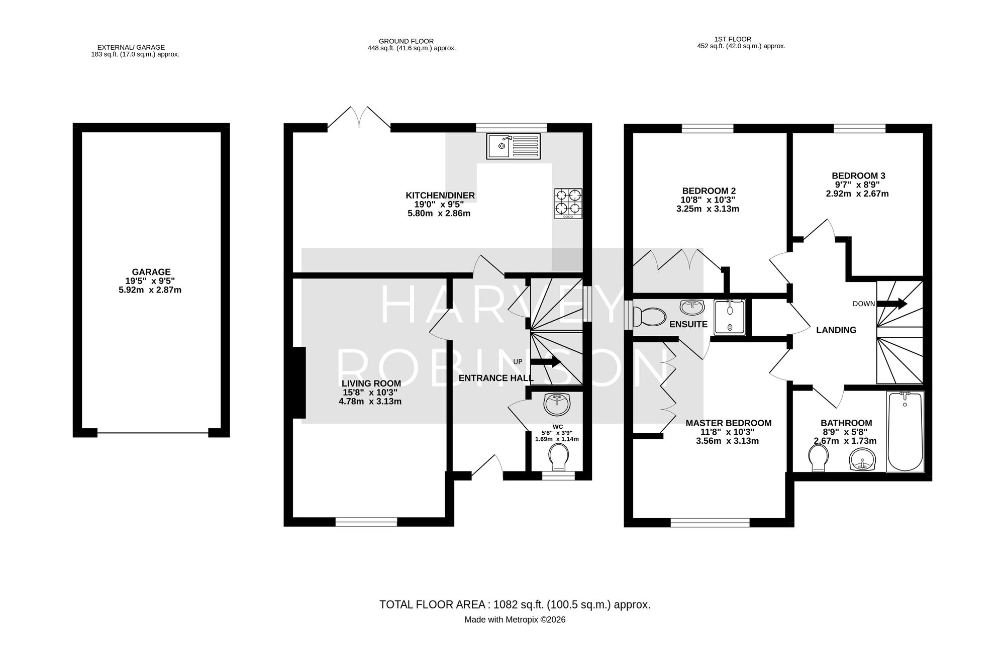 23 Segrave Drive, Huntingdon floorplan