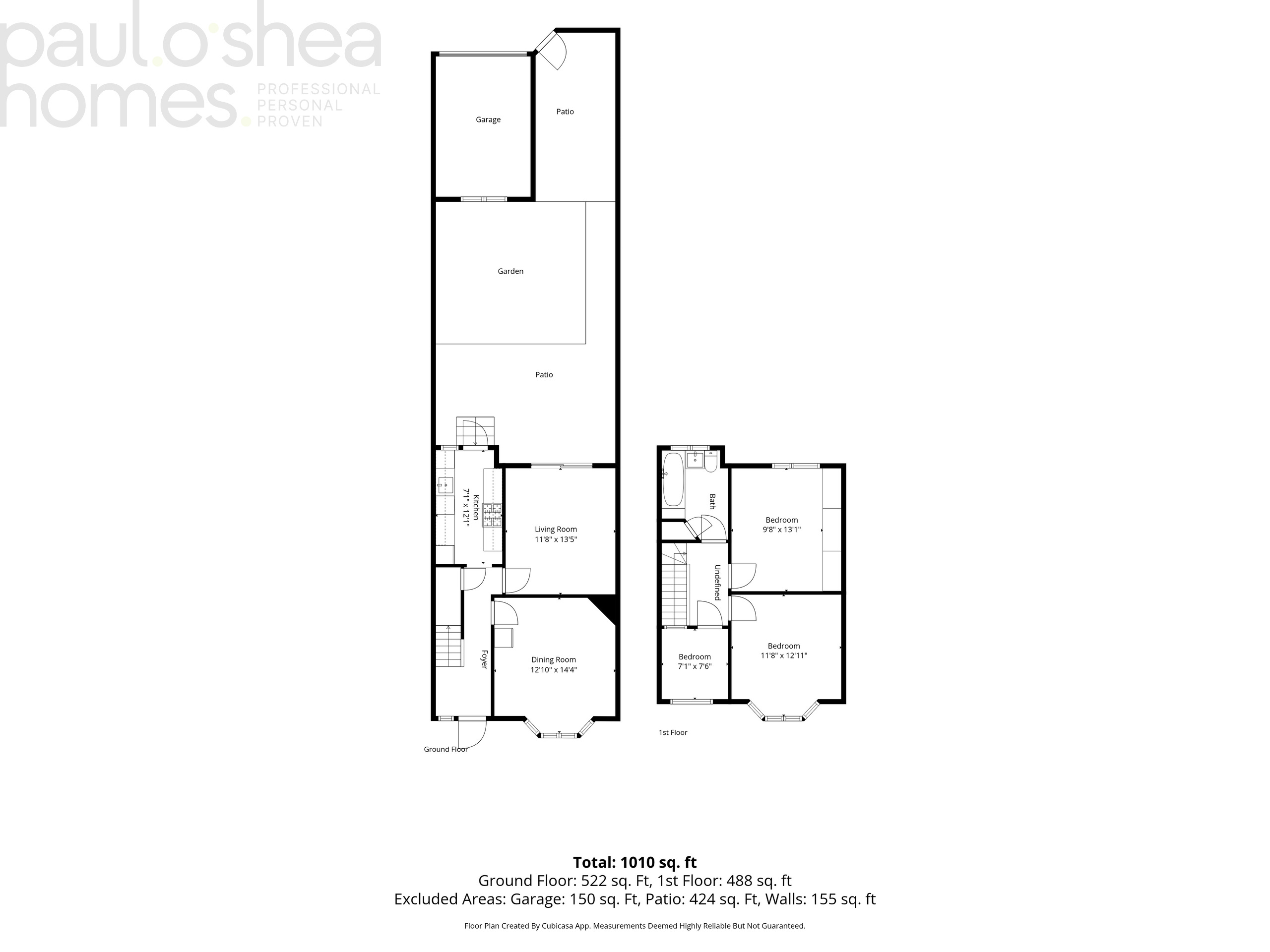 112 Stanford Road, London floorplan