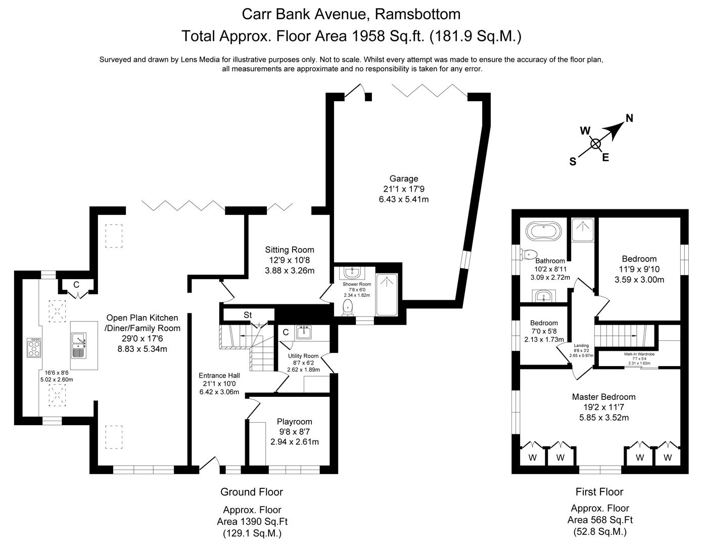 52, Carr Bank Avenue, Ramsbottom floorplan