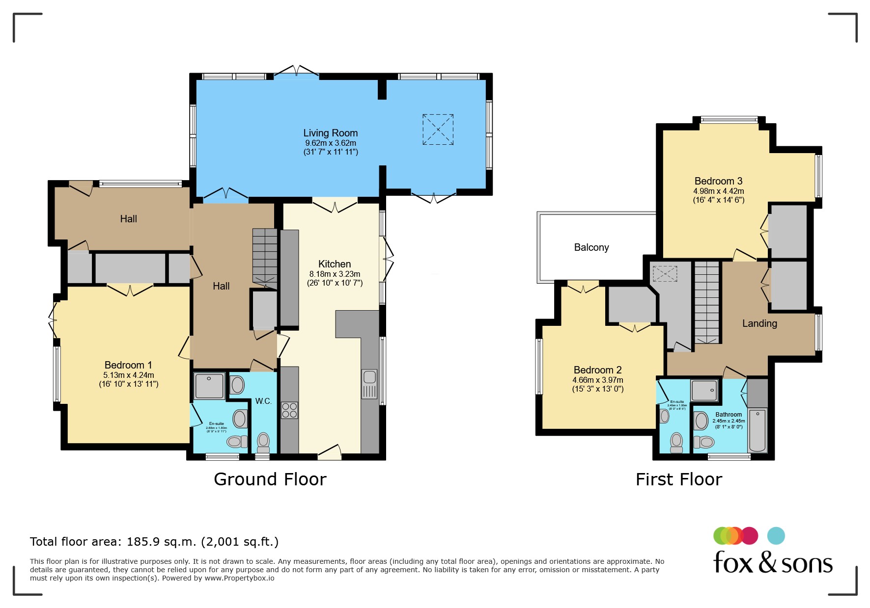 3, Dukes Drive, Eastbourne floorplan