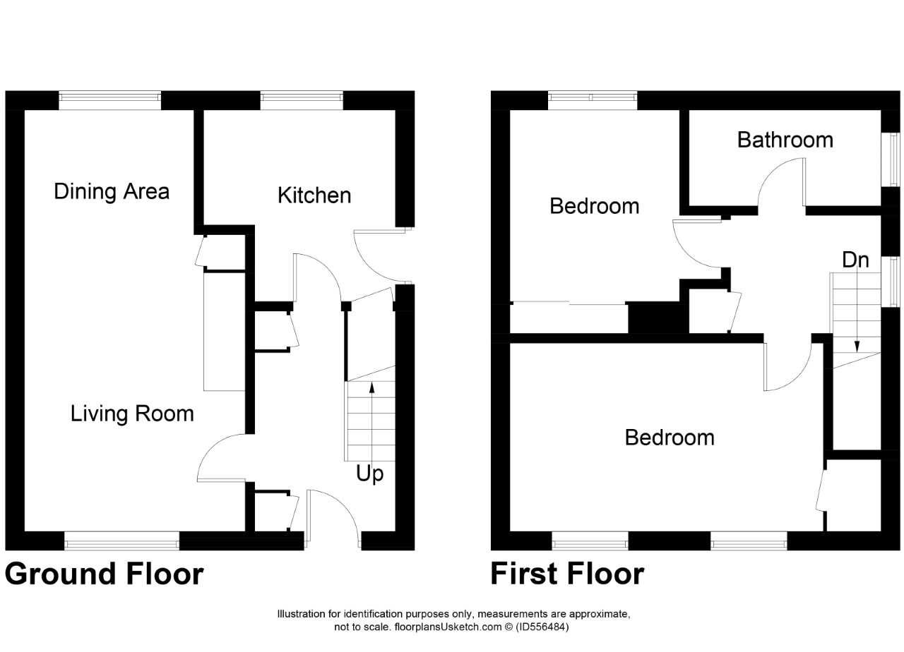 2 Bedrooms Semi-detached house for sale in Cumbrae Terrace, Kirkcaldy, Fife KY2