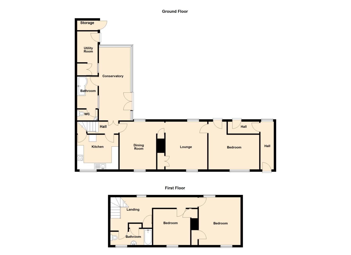 5-7, Long Lane, Feltwell floorplan